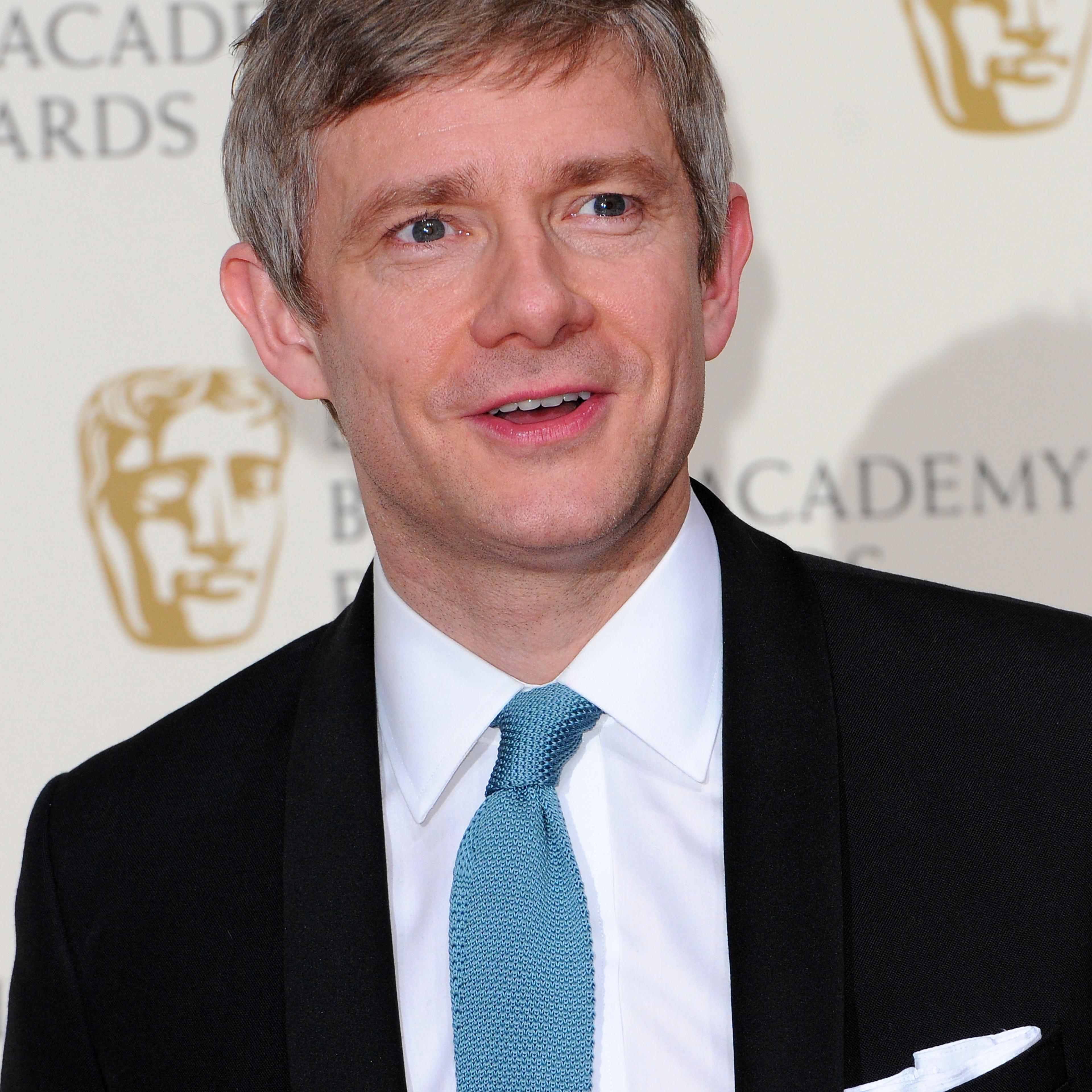 Actor Martin Freeman at the 67th BAFTAS in London on Feb. 8, 2015.
