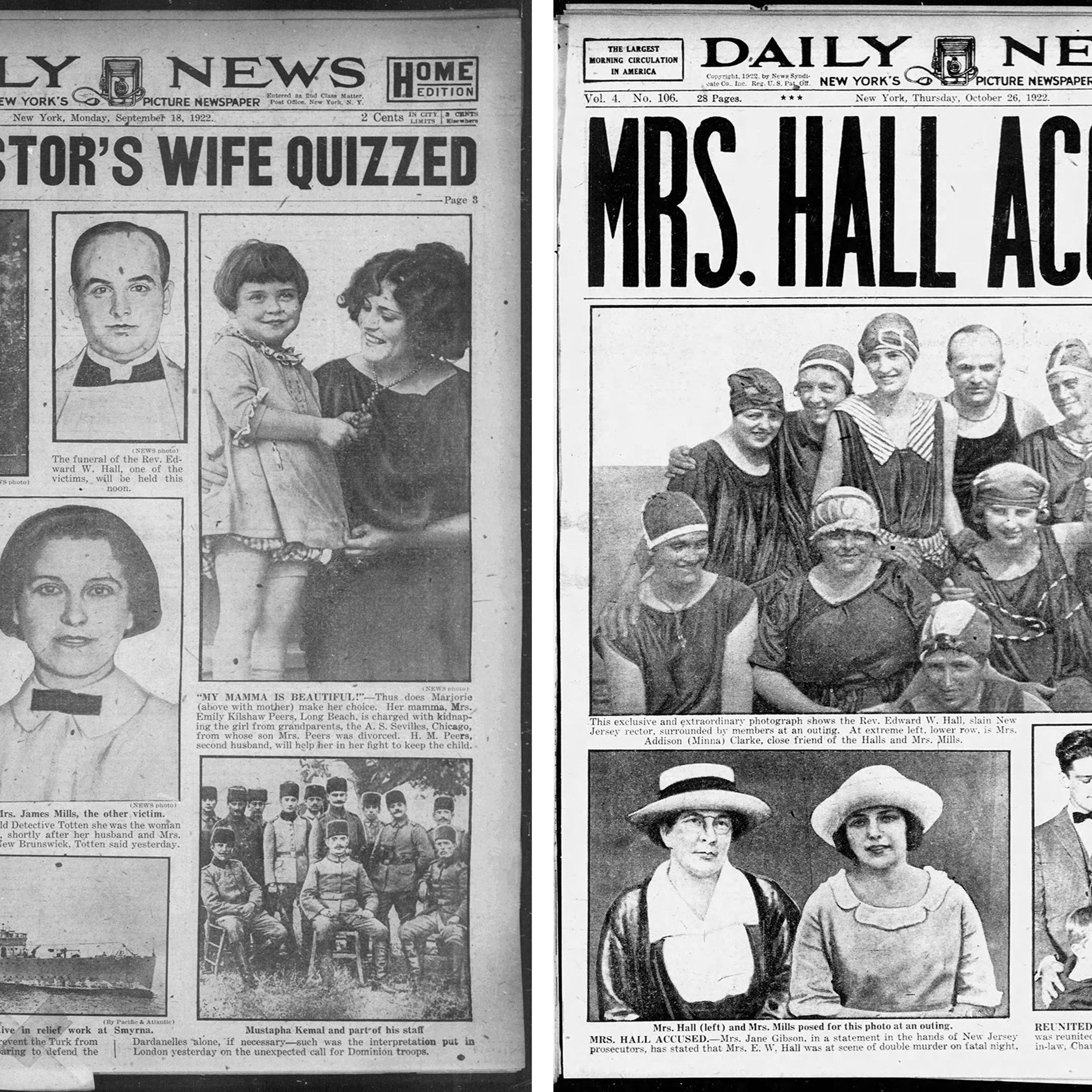 two covers from the Daily News