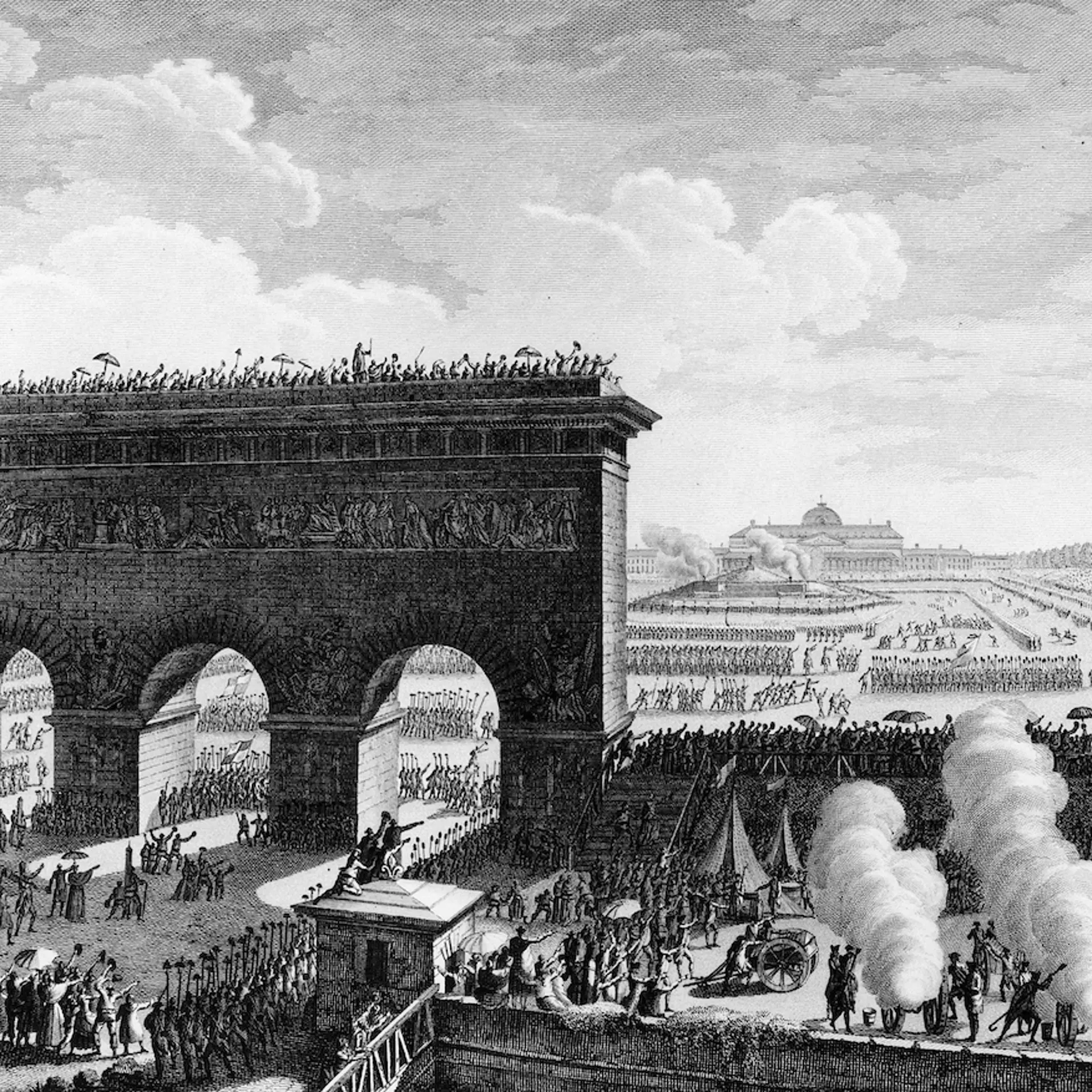 Engraving by Berthaut after Prieur