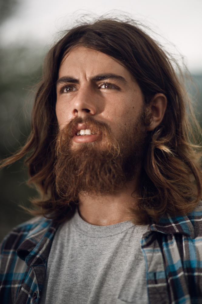 Lucas Thayer, 26, from Ventura City, Calif.
<br />"I'm here to take pictures and film and to tell the truth."

