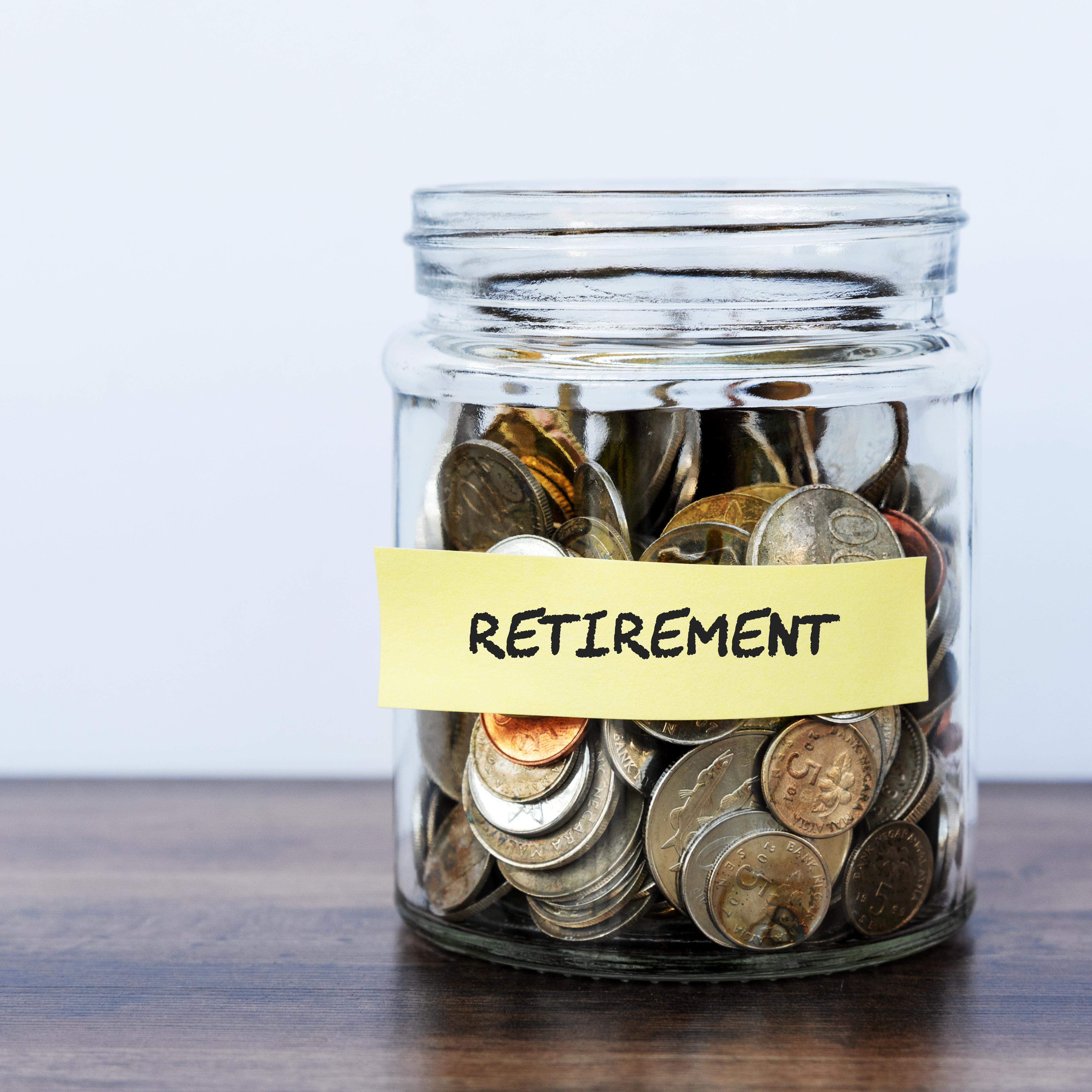 Retirement Coin Jar