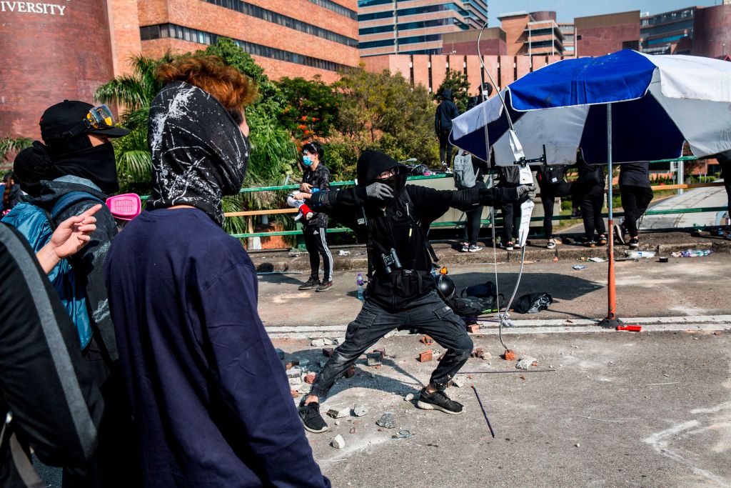 TOPSHOT-HONG KONG-CHINA-POLITICS-UNREST