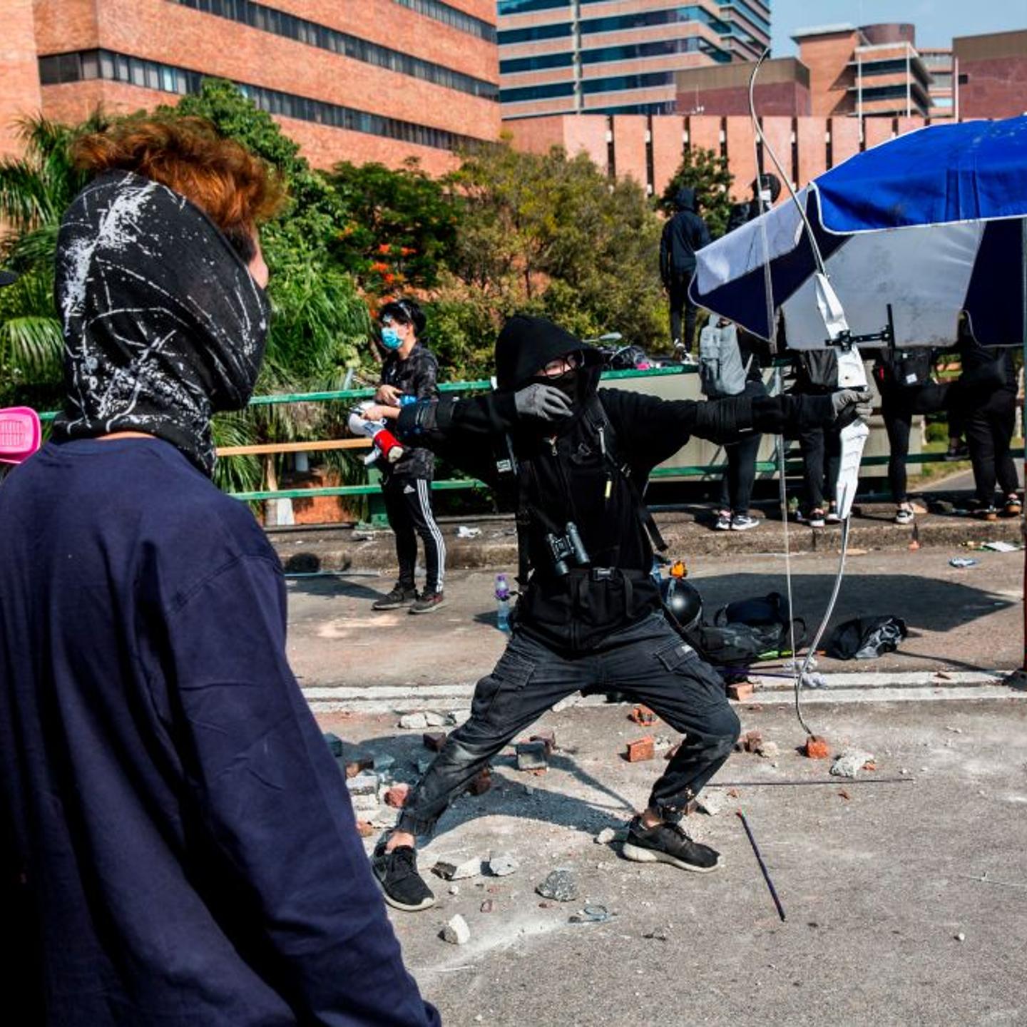 TOPSHOT-HONG KONG-CHINA-POLITICS-UNREST