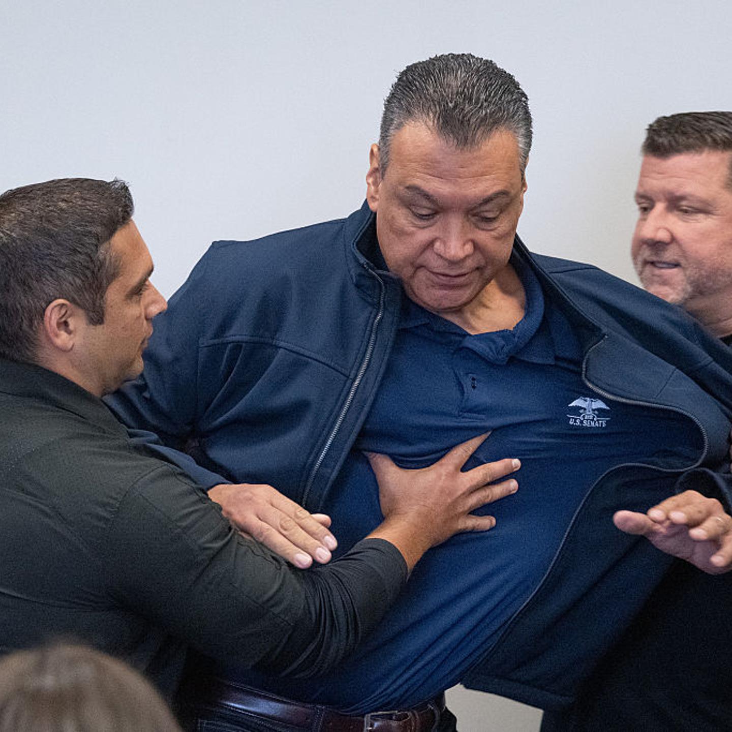 Sen. Alex Padilla forcibly removed from Secretary Kristi Noem's press conference