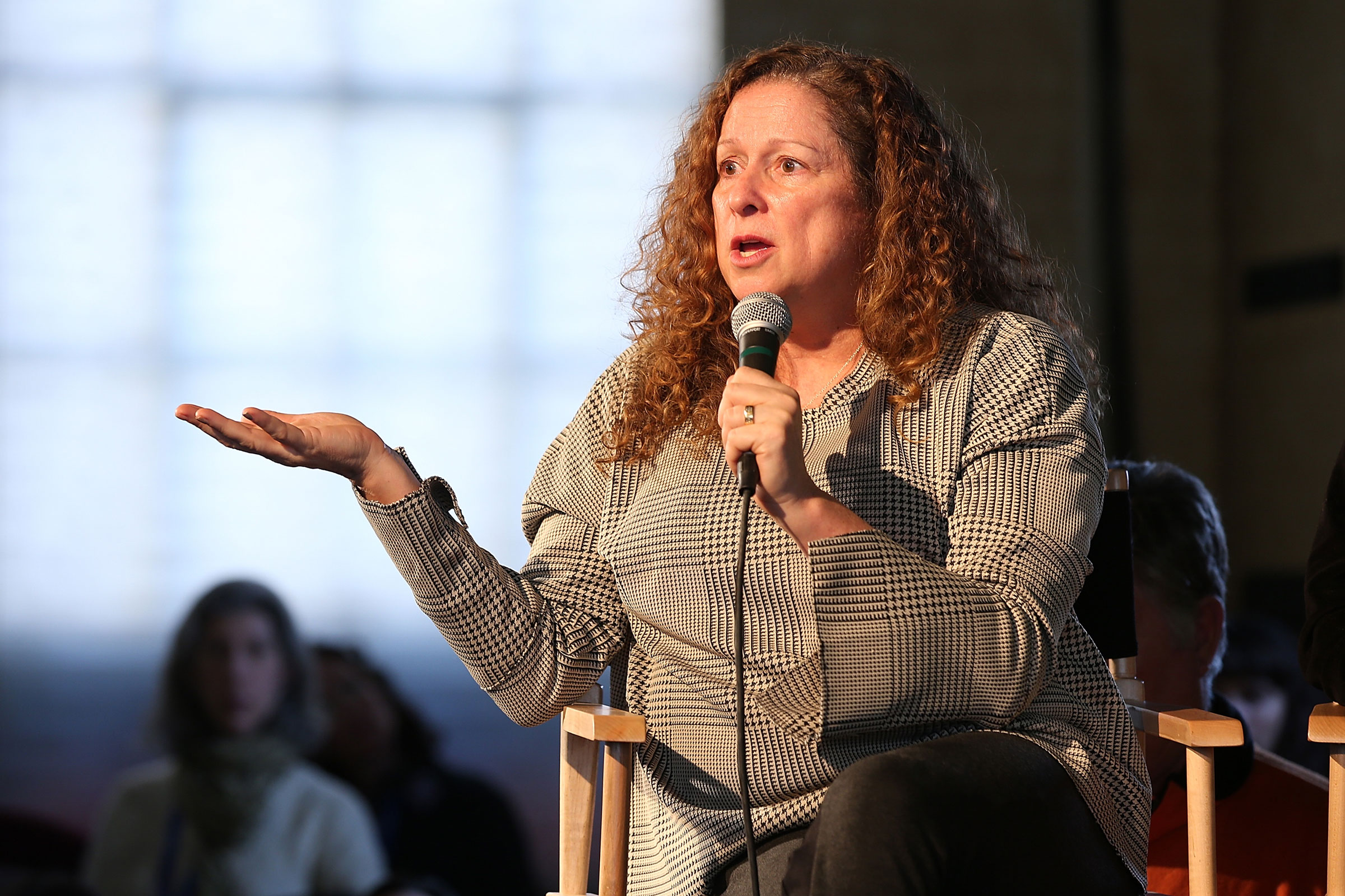 Abigail Disney speaks onstage in Park City, Utah, on January 22, 2018.
