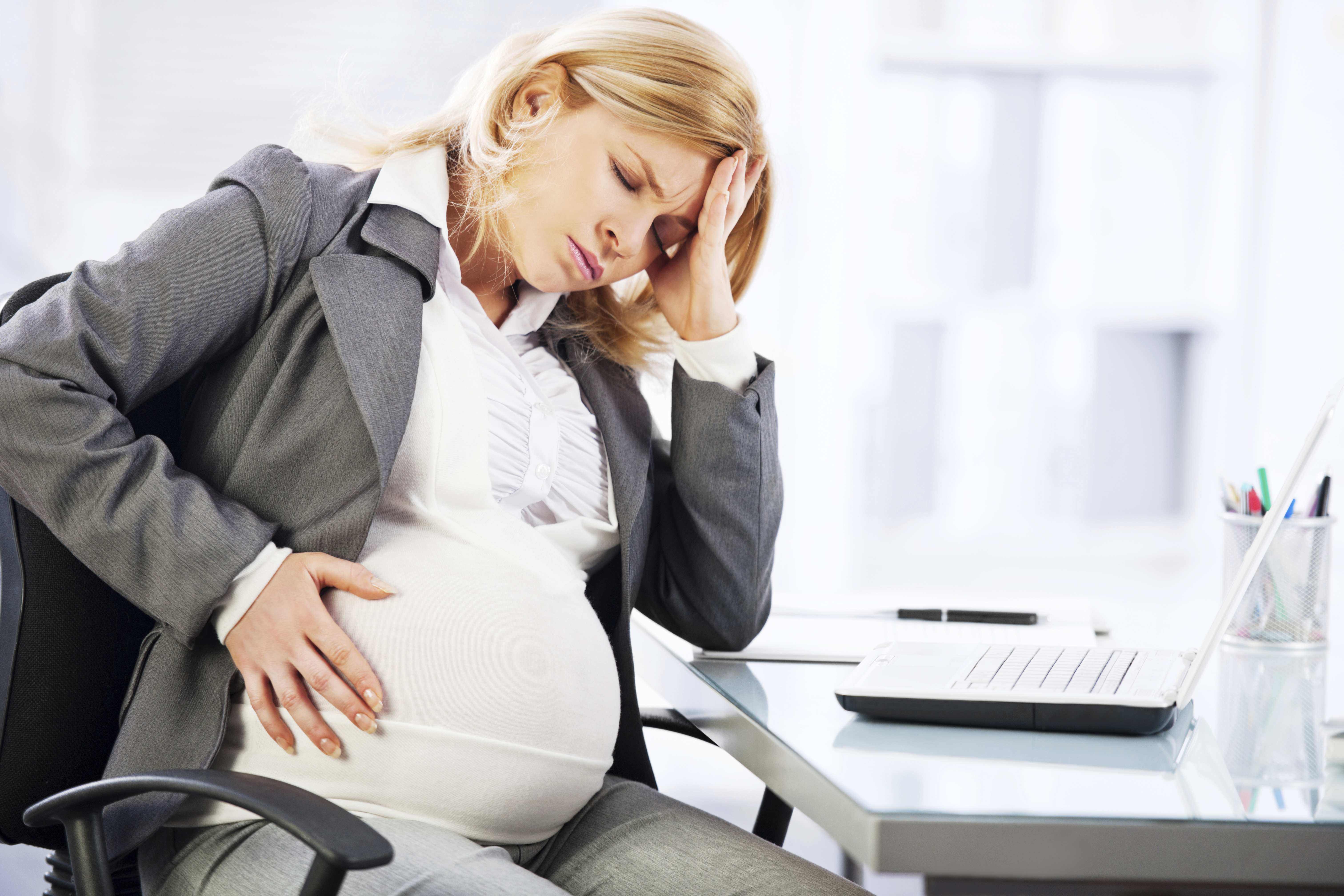 Pregnant Working Woman