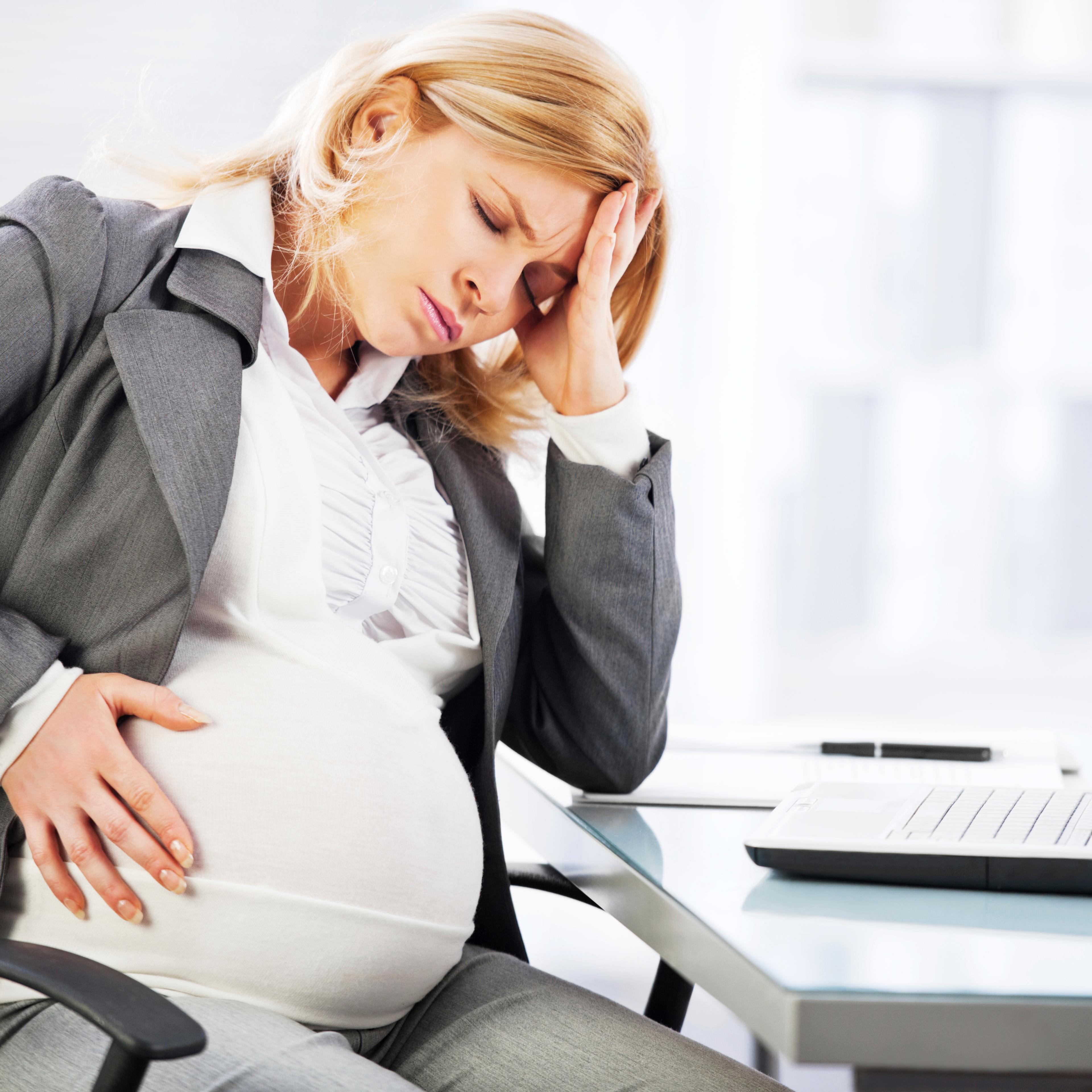 Pregnant Working Woman