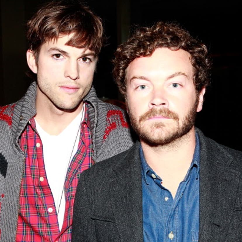 Ashton Kutcher and Danny Masterson at the People: Spring Collection in West Hollywood, Calif. on March 6, 2012.