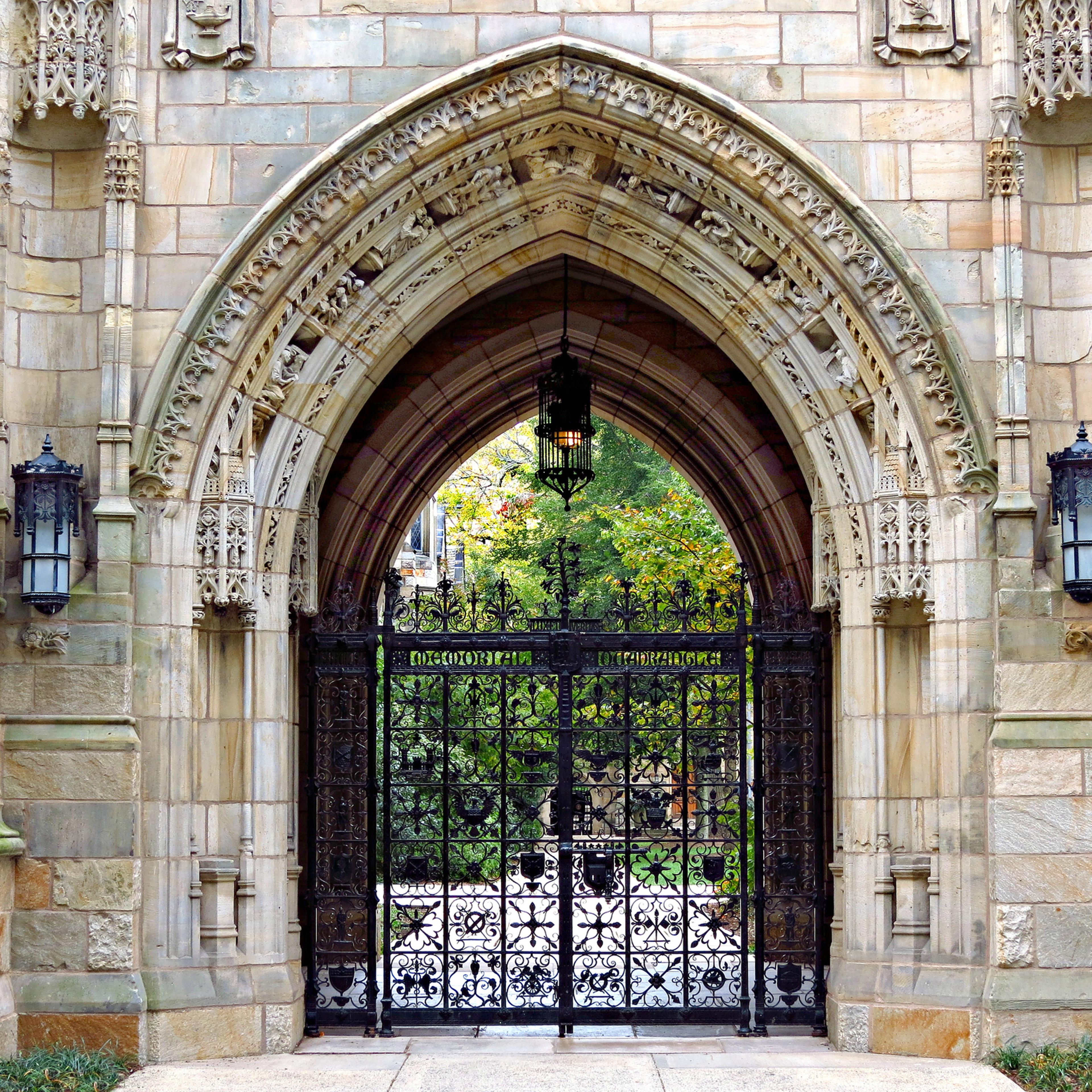 ivy league schools yale gate
