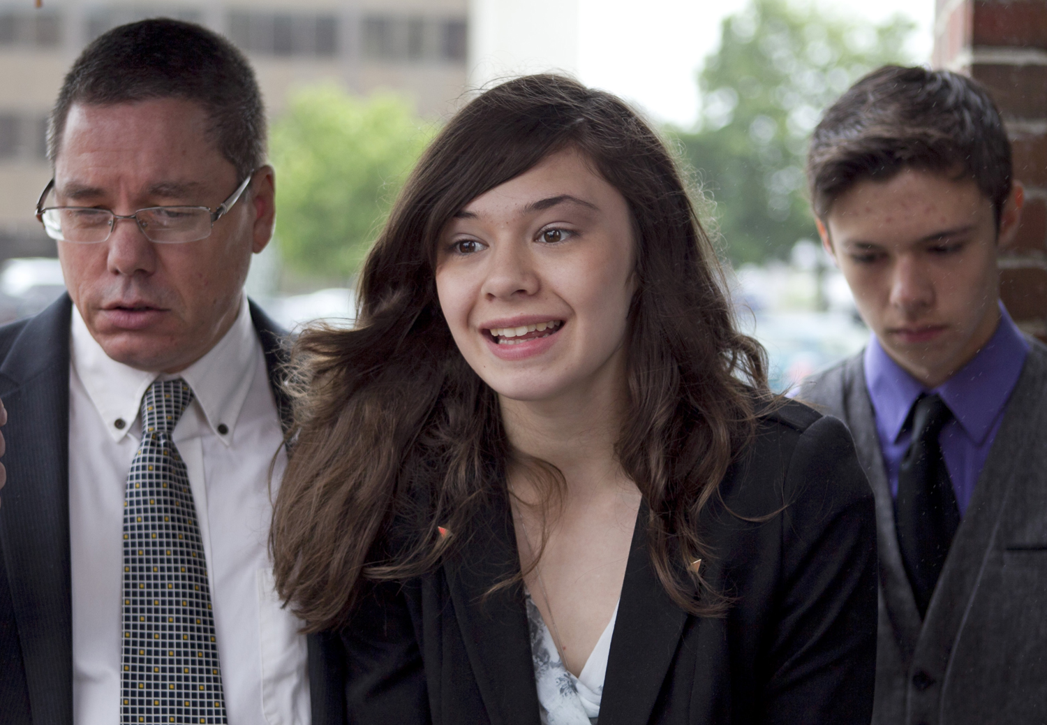 Jonas Maines,  Nicole Maines, Wayne Maines