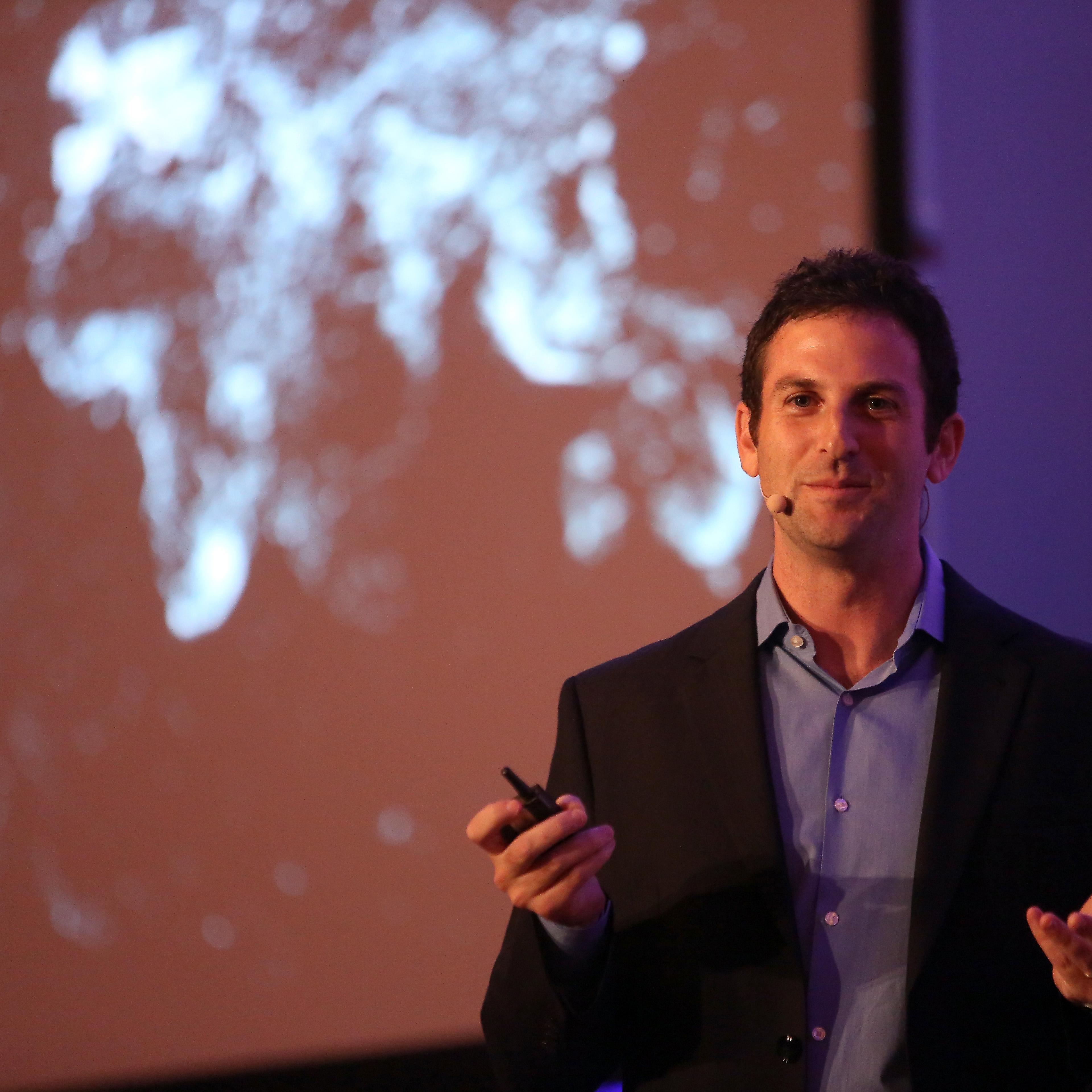Jared Cohen, the founder and director of Google Ideas and Adjunct Senior Fellow at the Council on Foreign Relations, speaks in Berlin on Nov. 9, 2015.