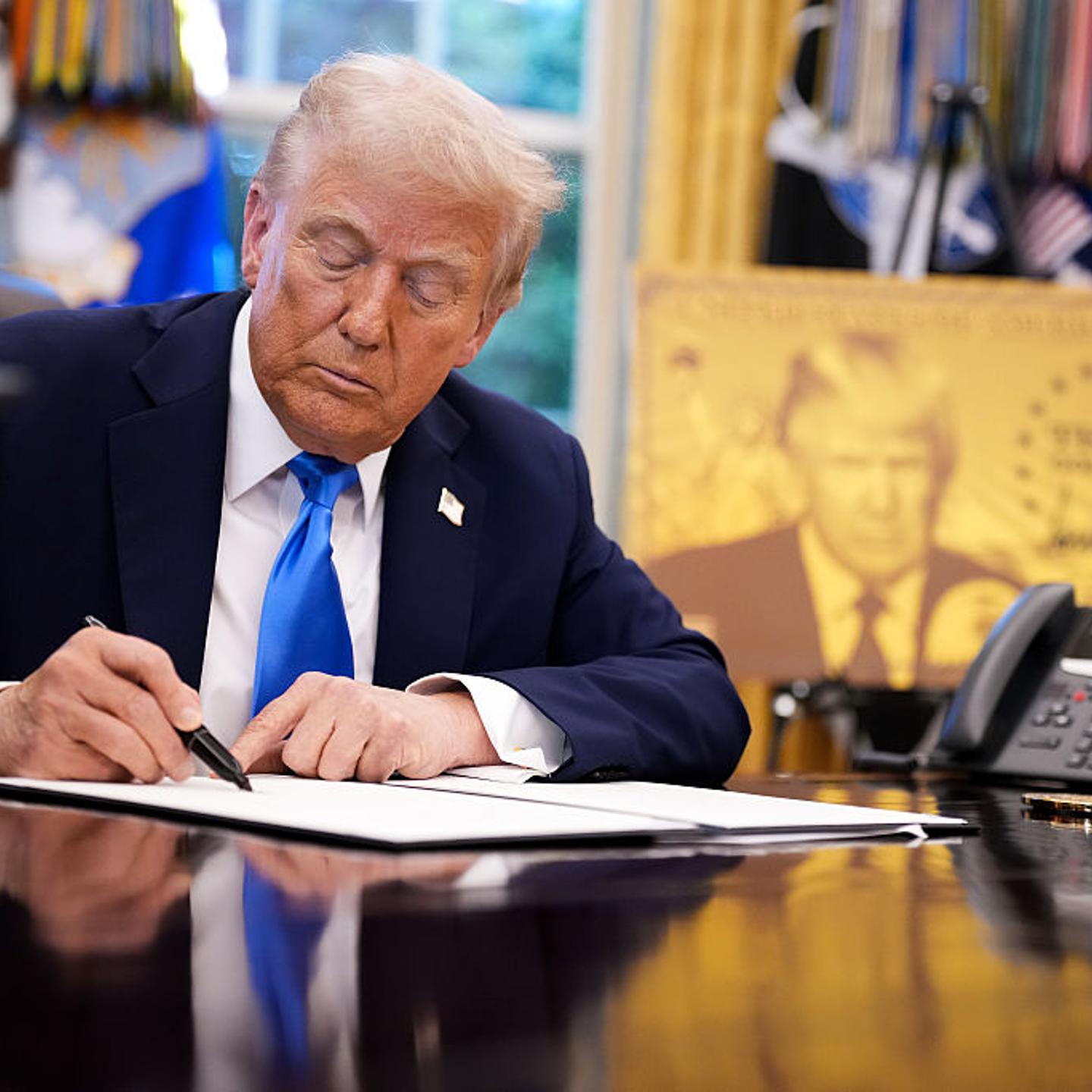 President Trump Signs Executive Order At The White House