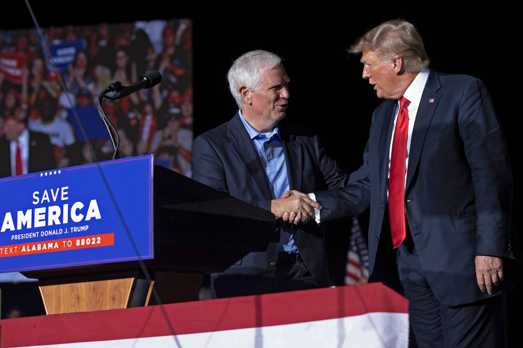 Former President Donald Trump Holds A Rally In Alabama