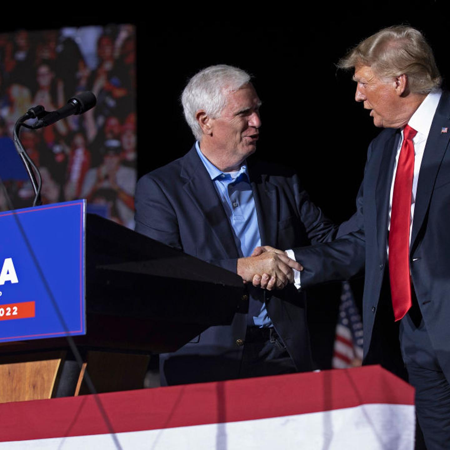 Former President Donald Trump Holds A Rally In Alabama