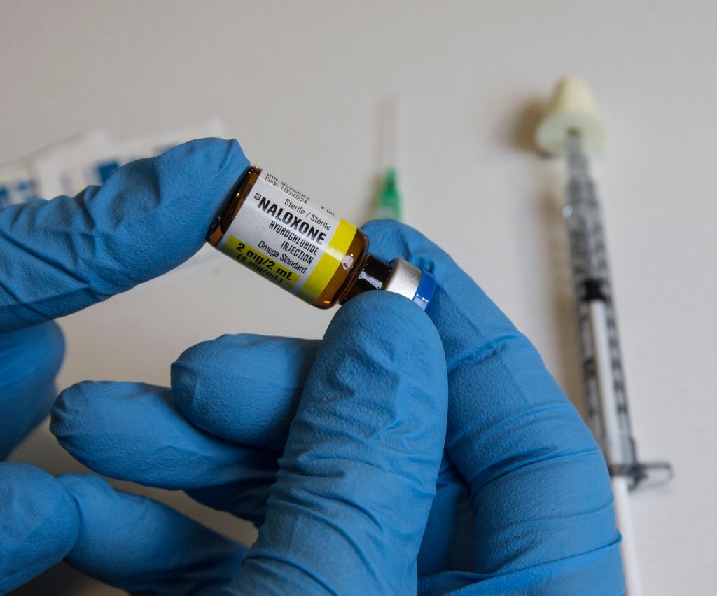 Naloxone bottle