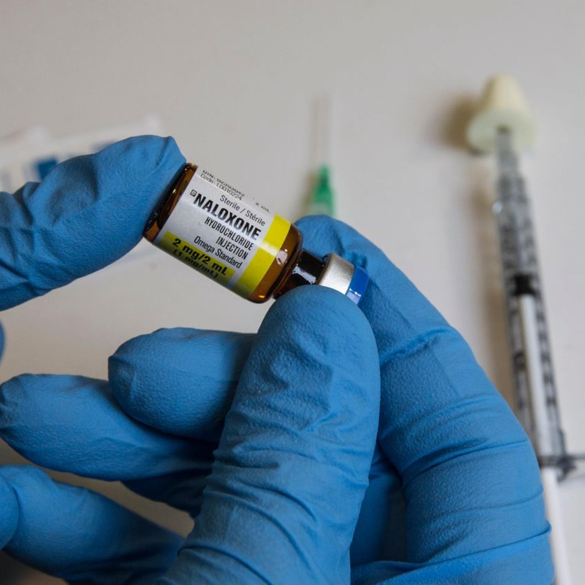 Naloxone bottle
