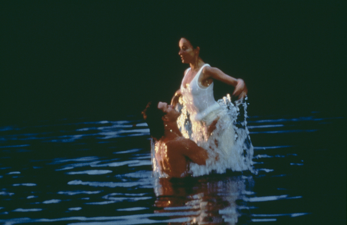 dirty dancing dress Pink Chiffon Rumba Dance JEN Size 16 / Pink The Dress is made with with ice pink chiffon and a full circle skirt that flares out beautifully during the dance Dirty Dancing: 30 Years Later