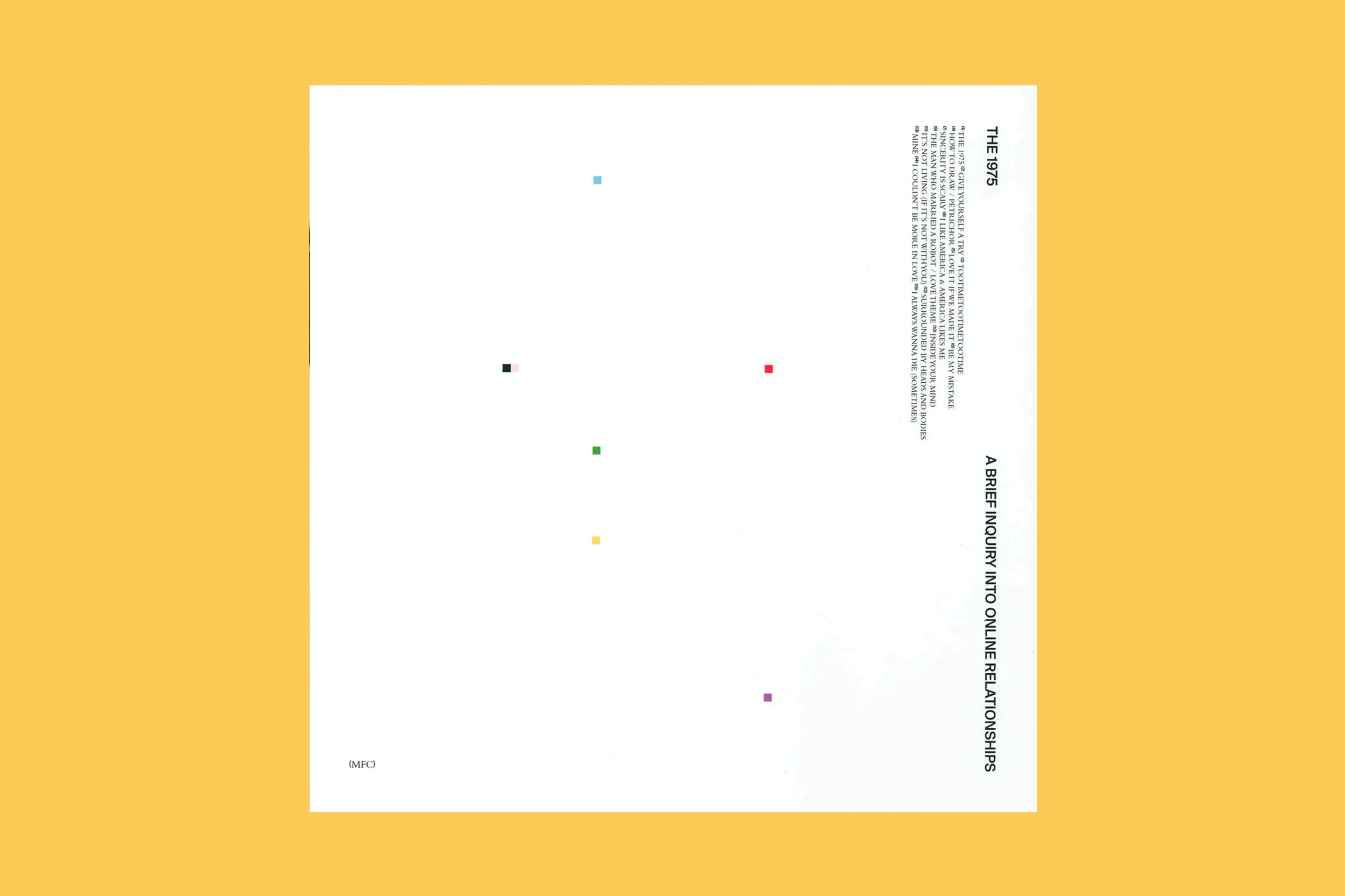 The 1975, A Brief Inquiry Into Online Relationships