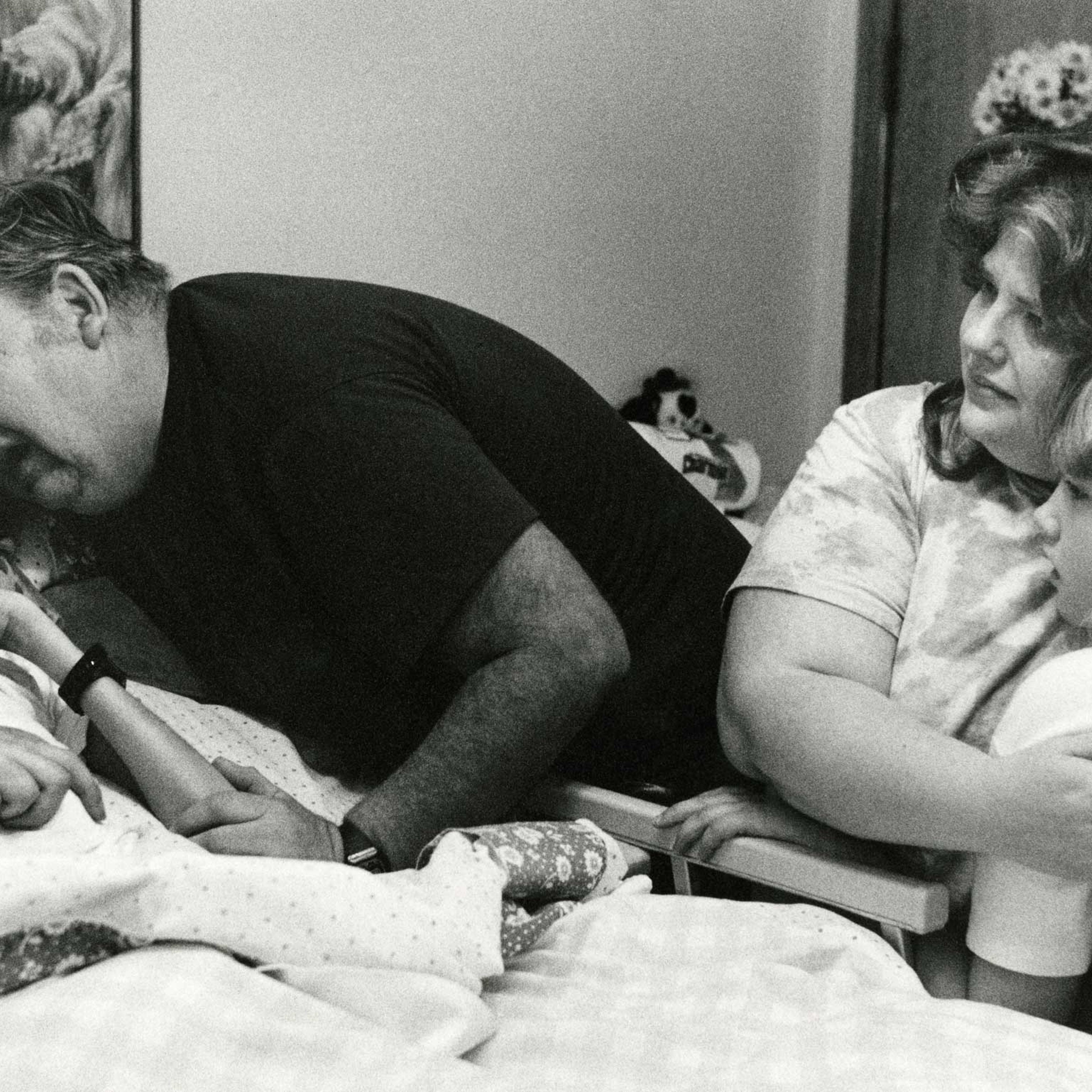 David Kirby on his deathbed, Ohio, 1990.