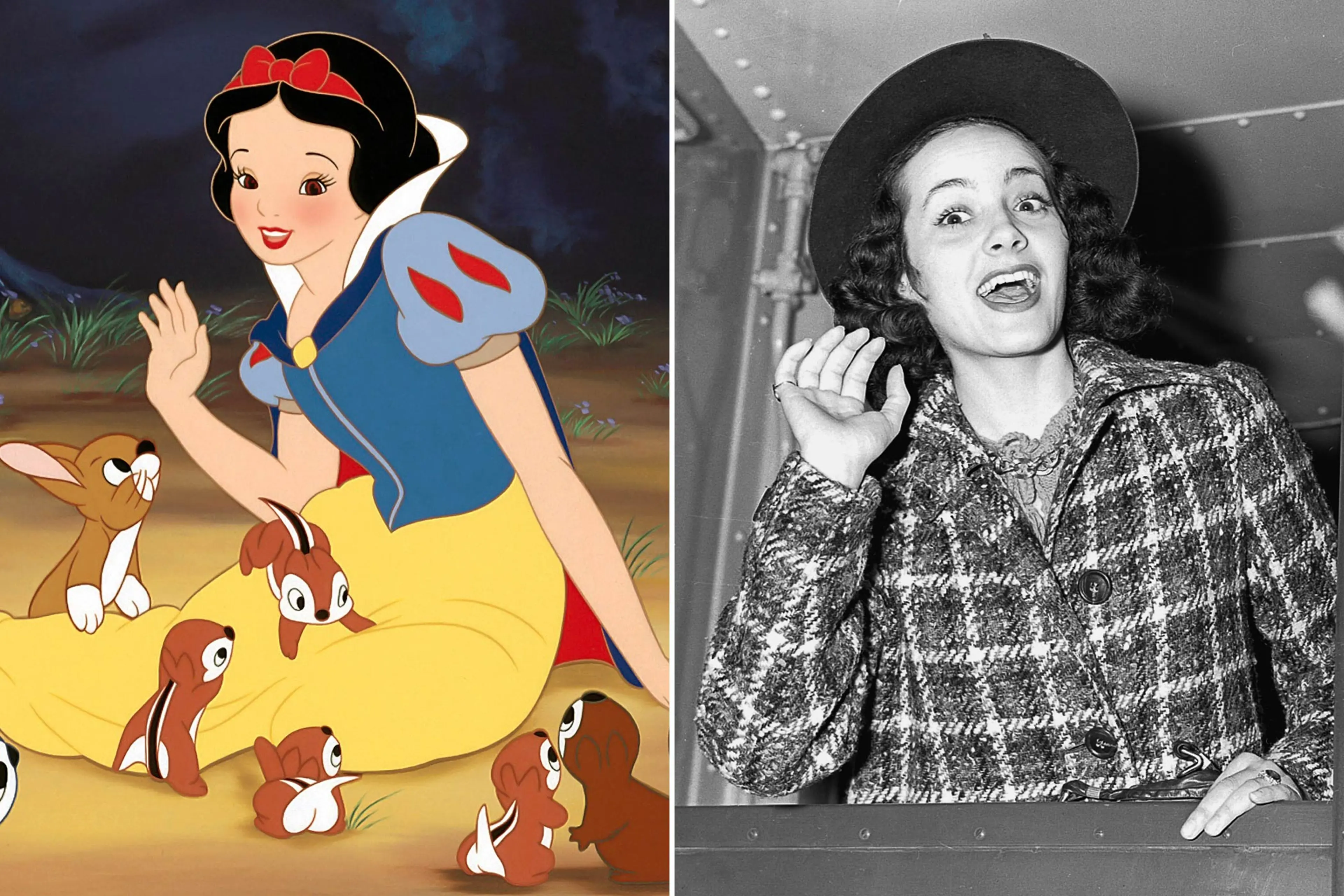 Snow White: Adriana Caselotti More than 150 girls had already auditioned for the role of Snow White before Adriana Caselotti was chosen to voice the first Disney princess. She recalled in 1987, “I’d never worked in show business before (Snow White). I feel very blessed. Not everyone gets the chance to be part of a genuine classic like Snow White.” Caselotti would also be inducted into the Disney Legends in 1994.