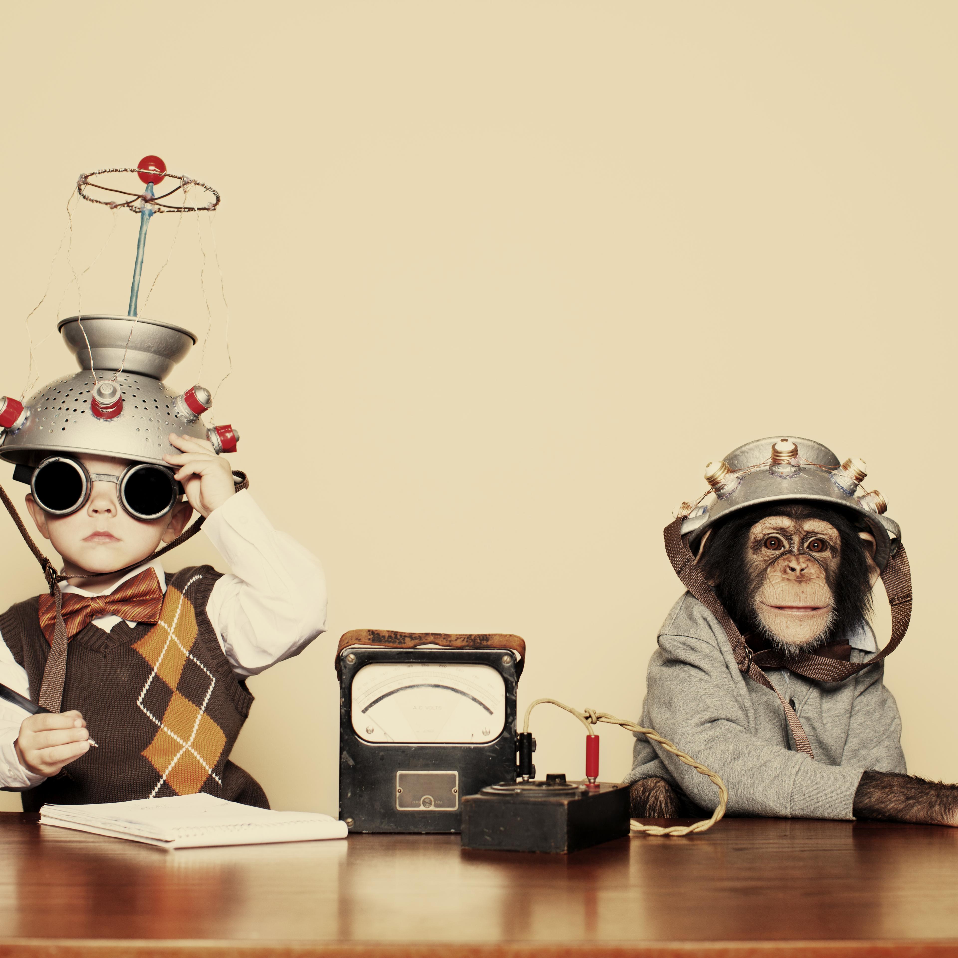 child-scientist-monkey-science-experiment