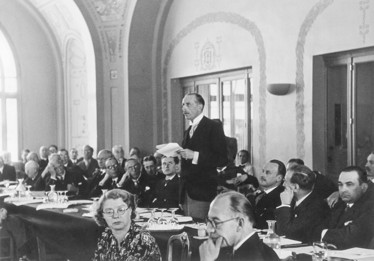 Evian-les-Bains/ Lake Geneva: International conference on jewish immigrants from Germany