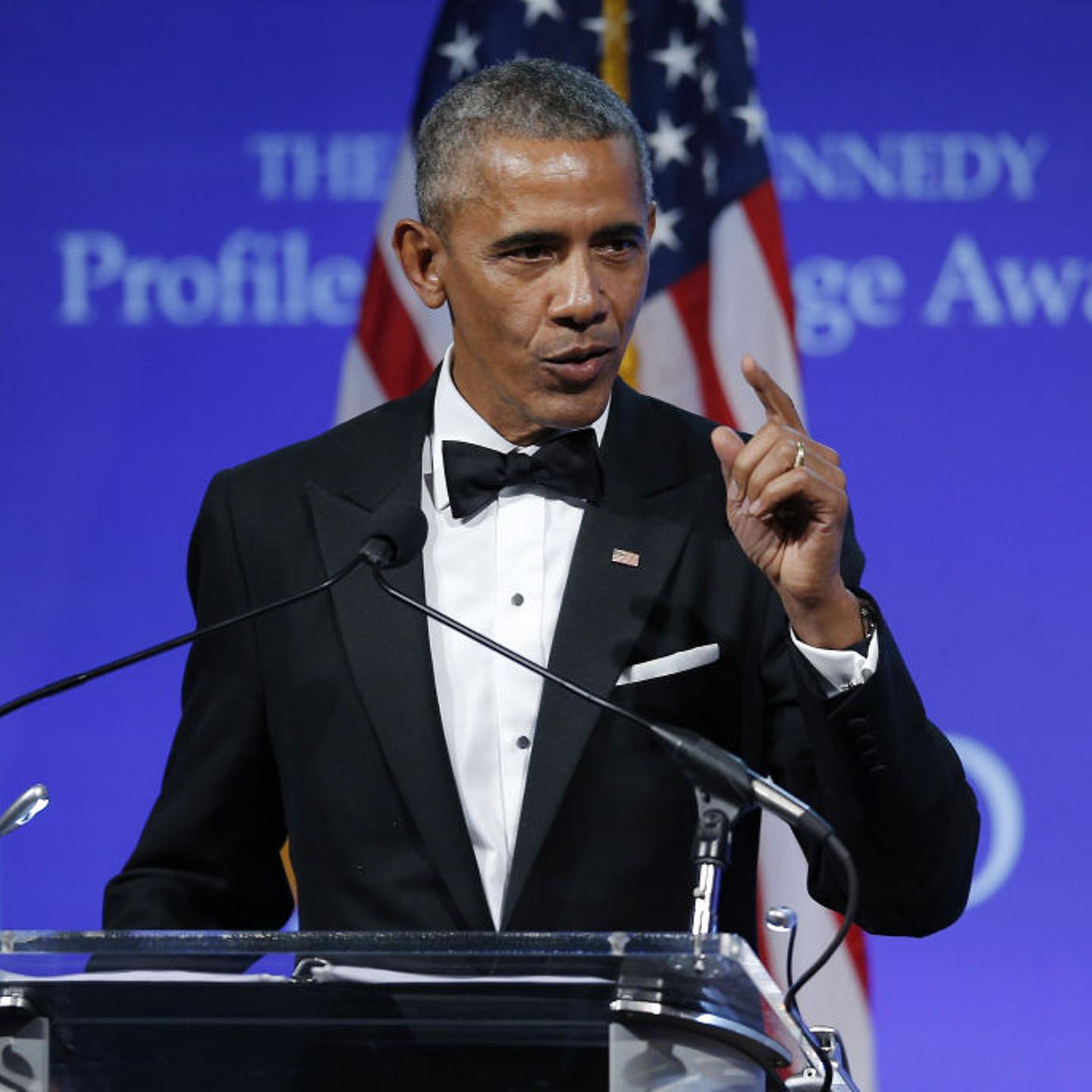 Barack Obama Receives Kennedy Profile In Courage Award