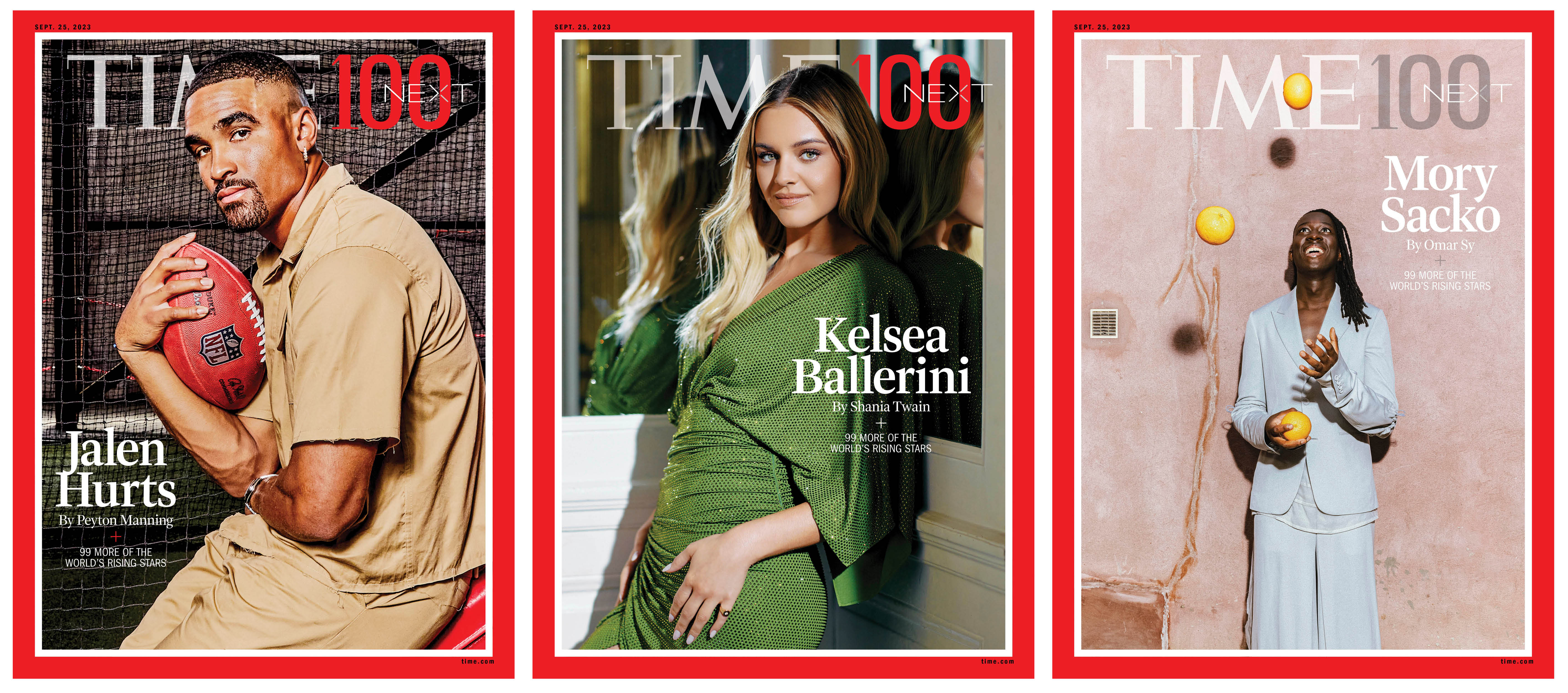 Time 100 Next Time Magazine covers