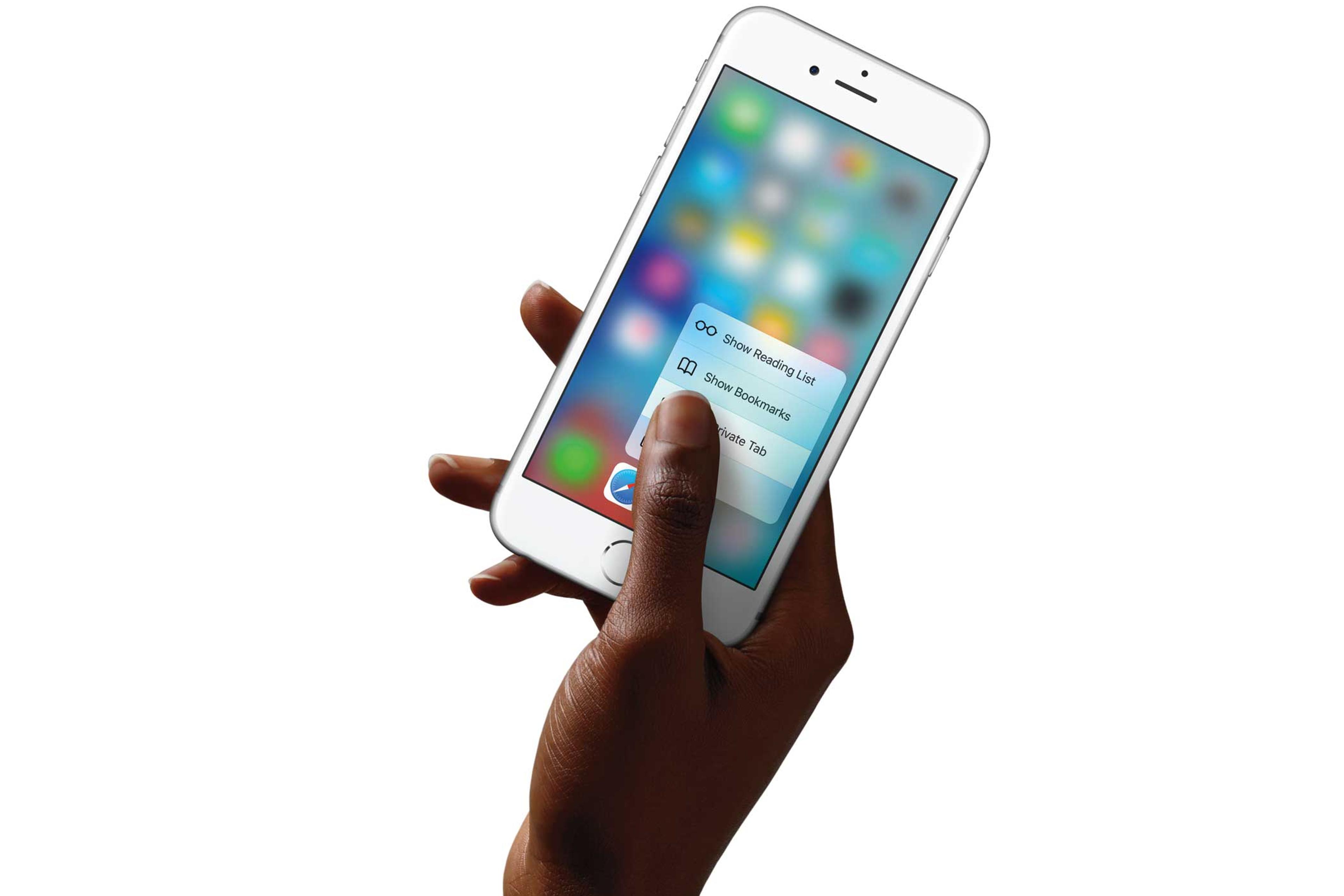 The new iphone has Force Touch