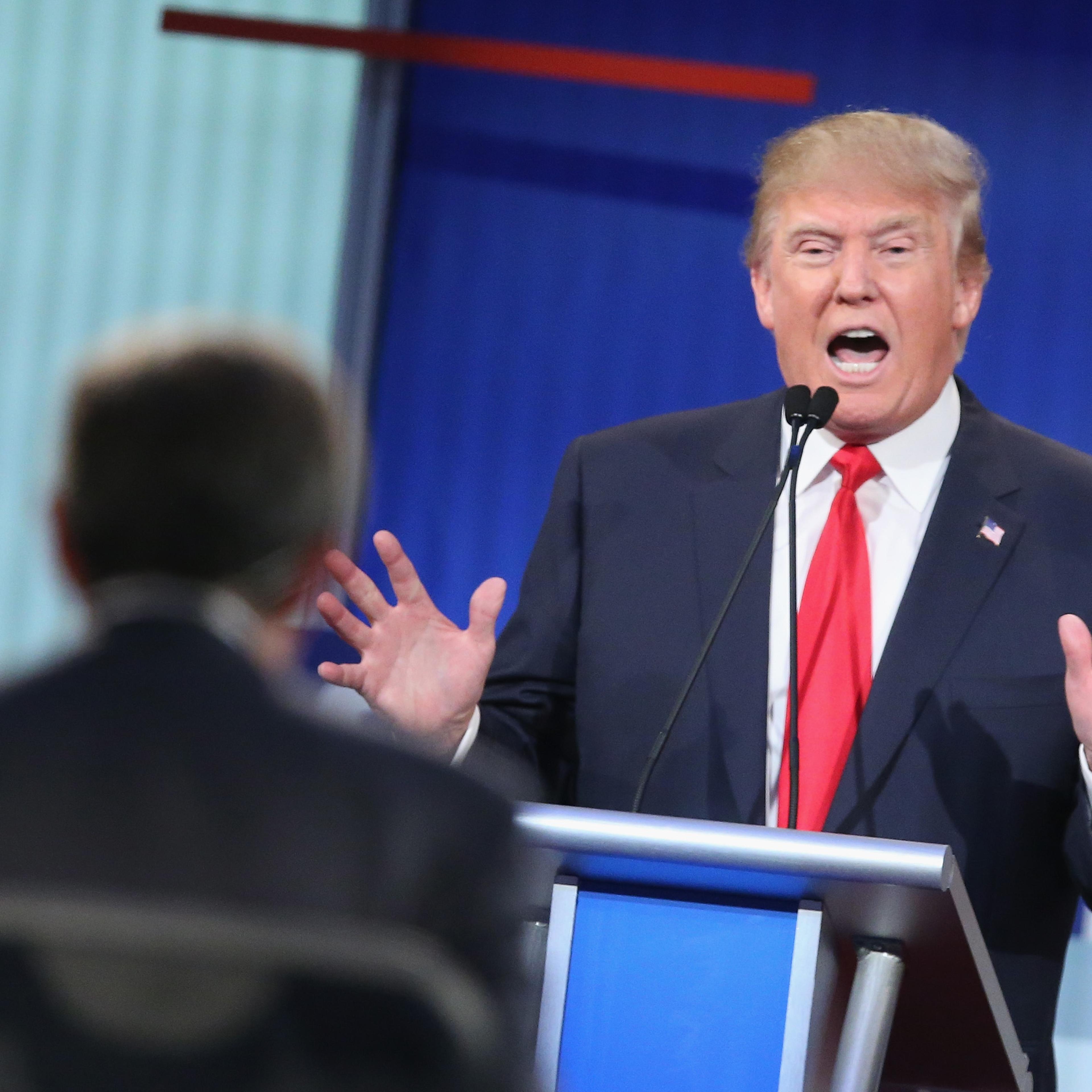 Loud and proud: Donald Trump at the August 6 Republican debate
