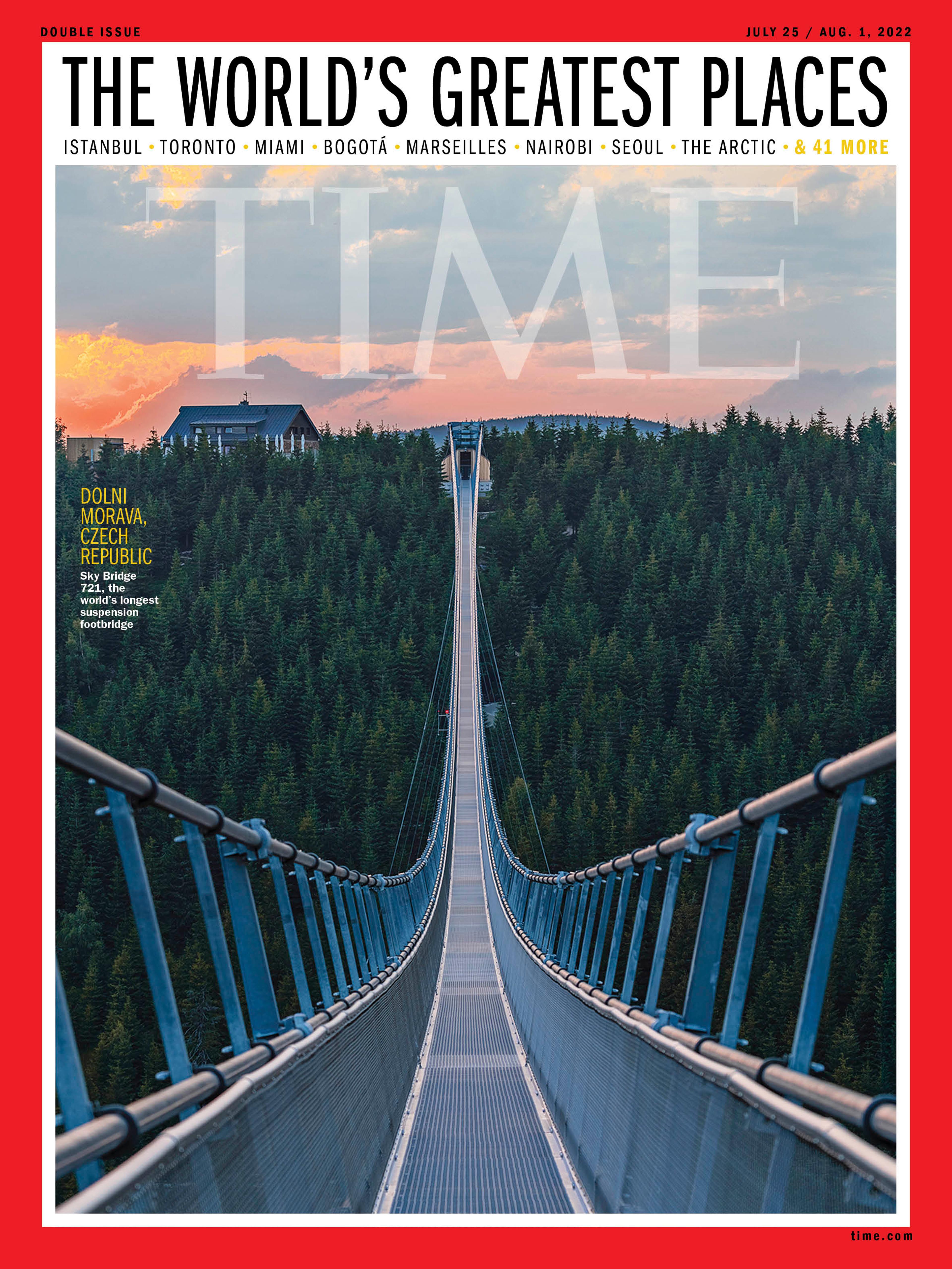 The World's Greatest Places Time Magazine cover