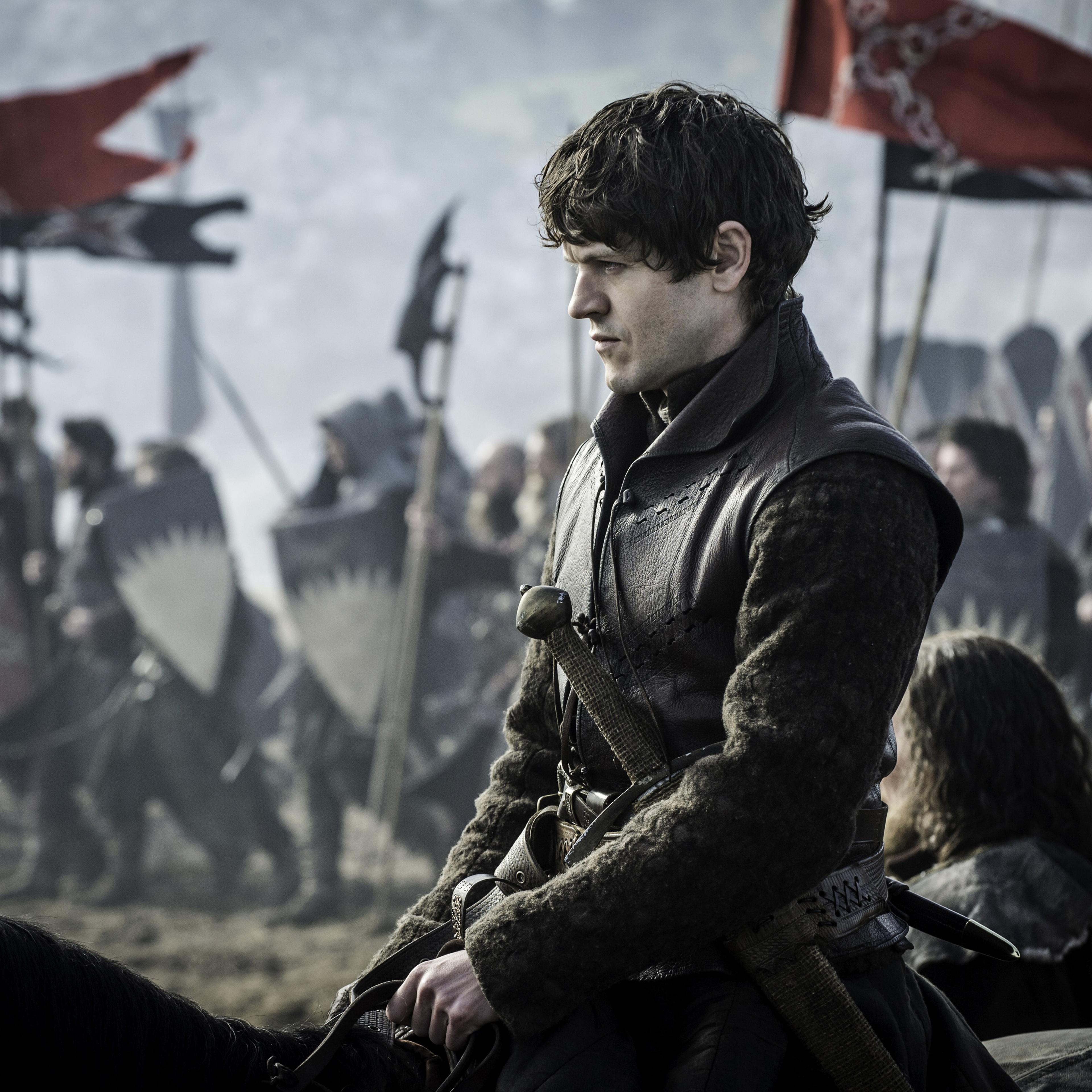 Iwan Rheon in Game of Thrones, season 6, episode 9.