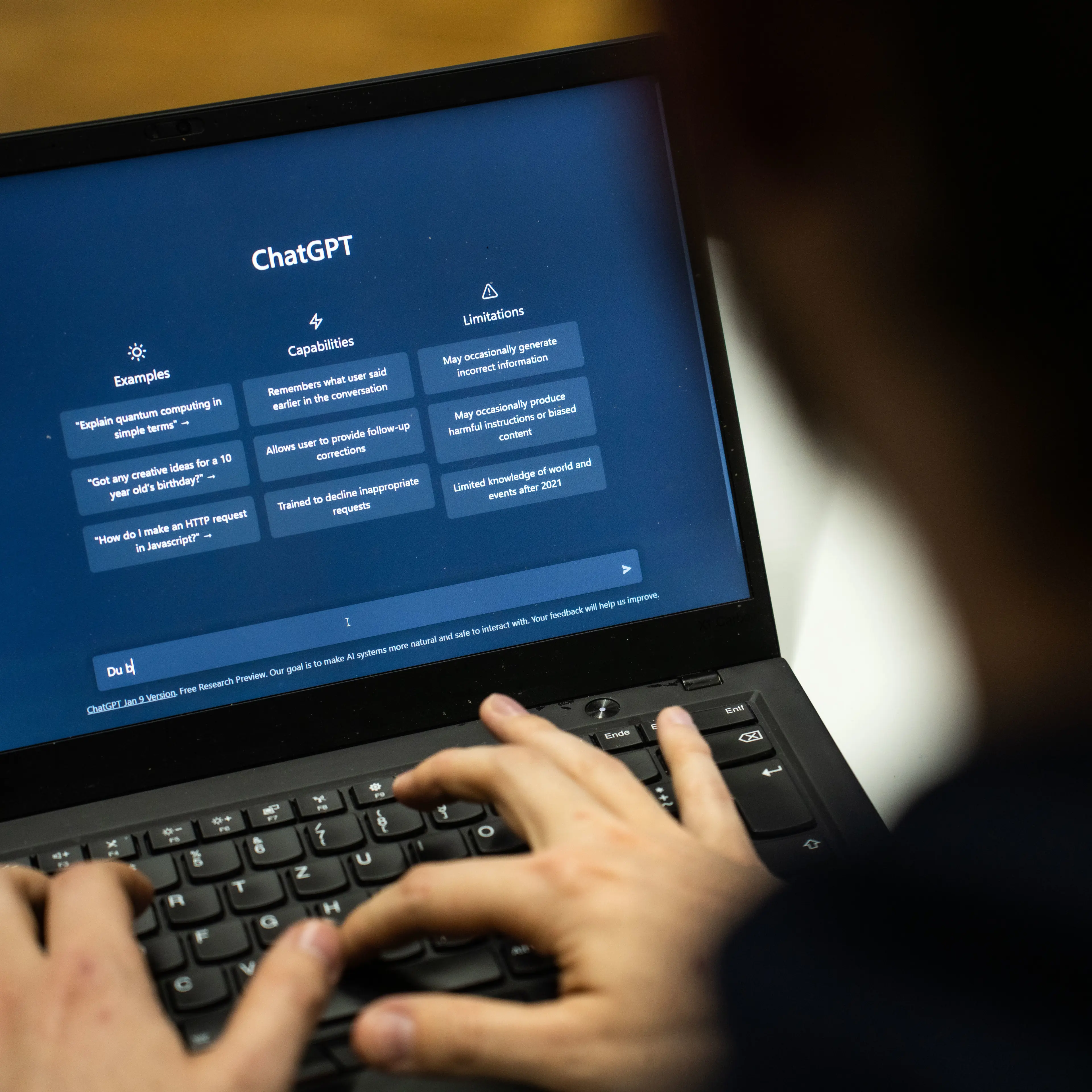 The text software ChatGPT