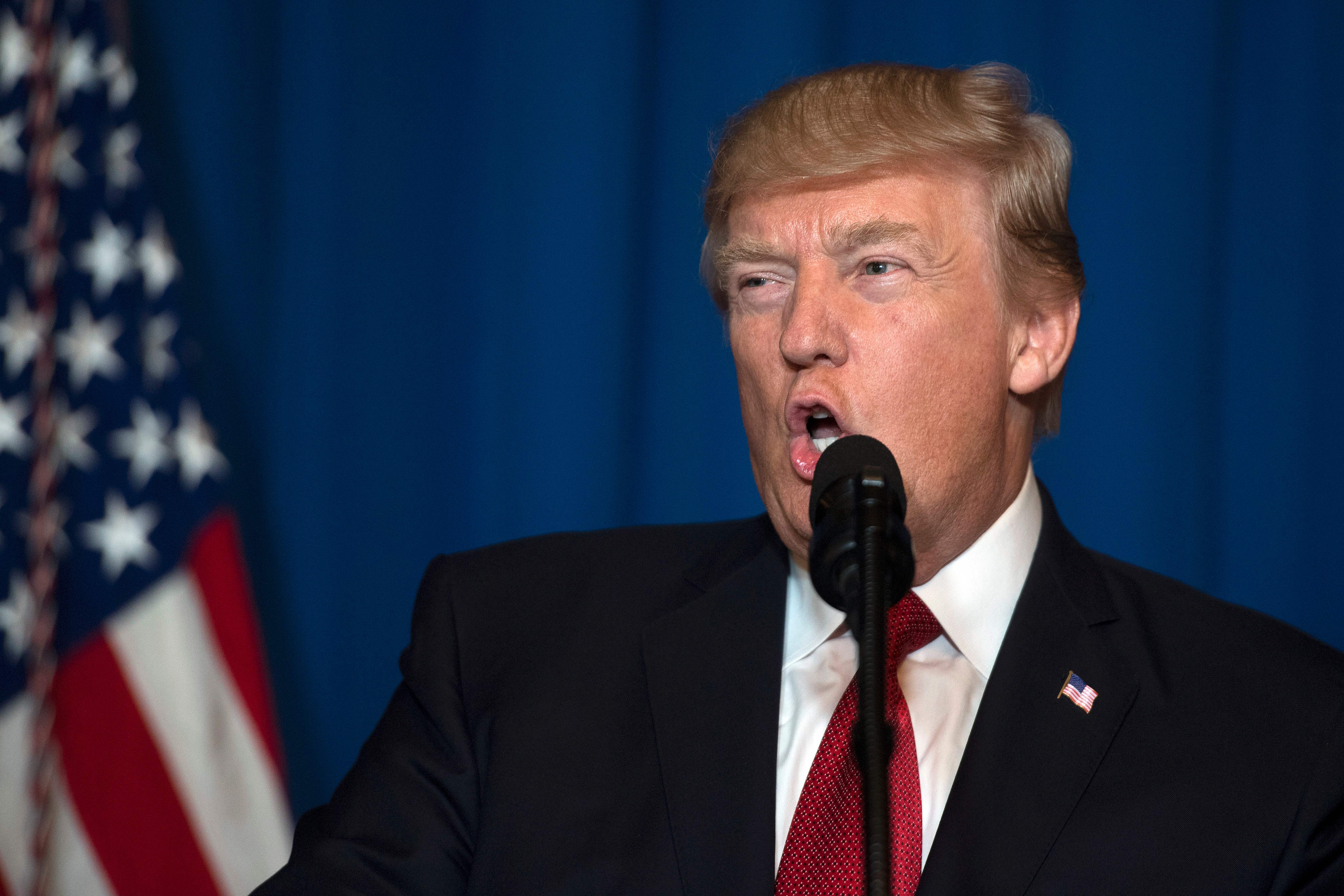 US-SYRIA-CONFLICT-MILITARY-STRIKE-TRUMP