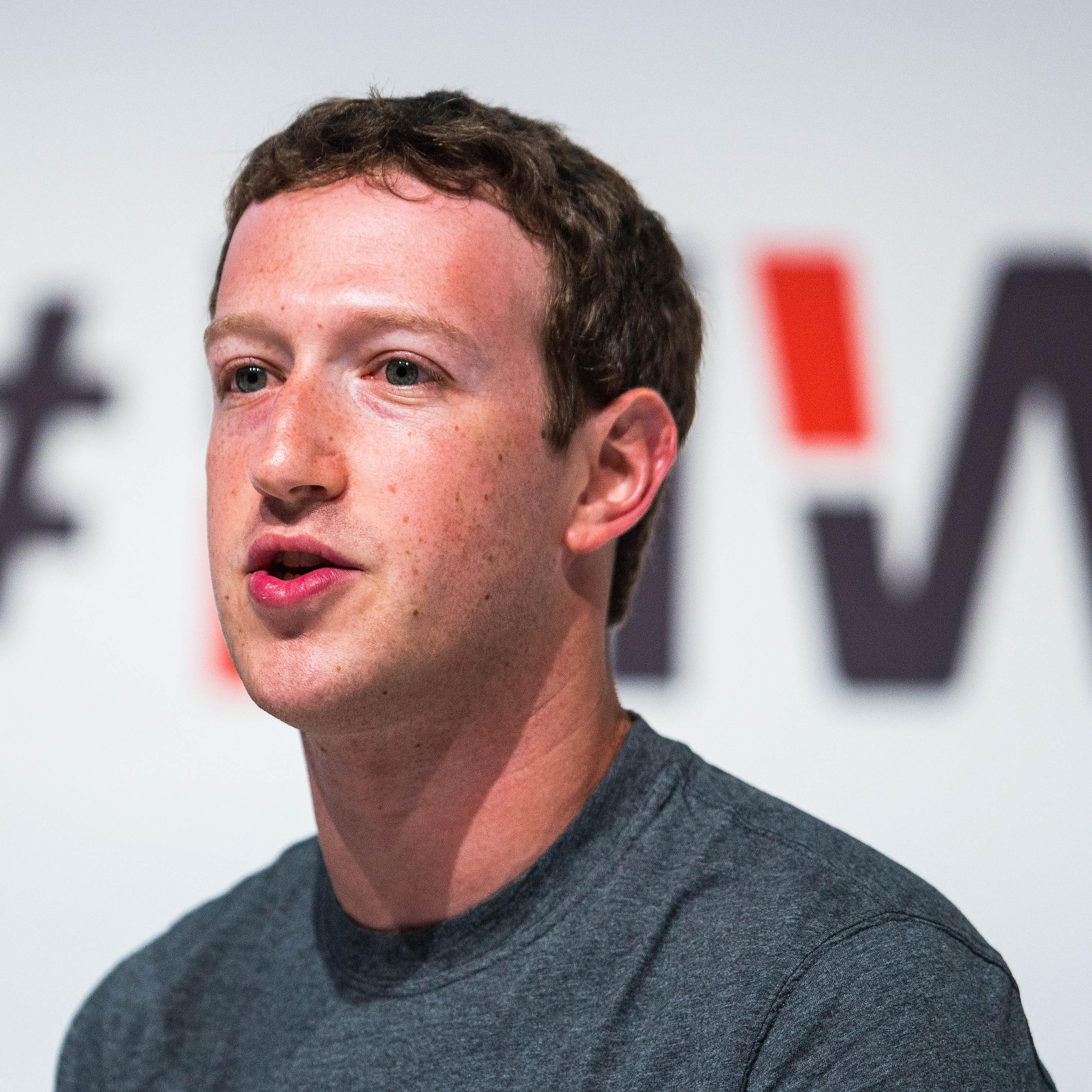 Mark Zuckerberg attendes Mobile World Congress 2015