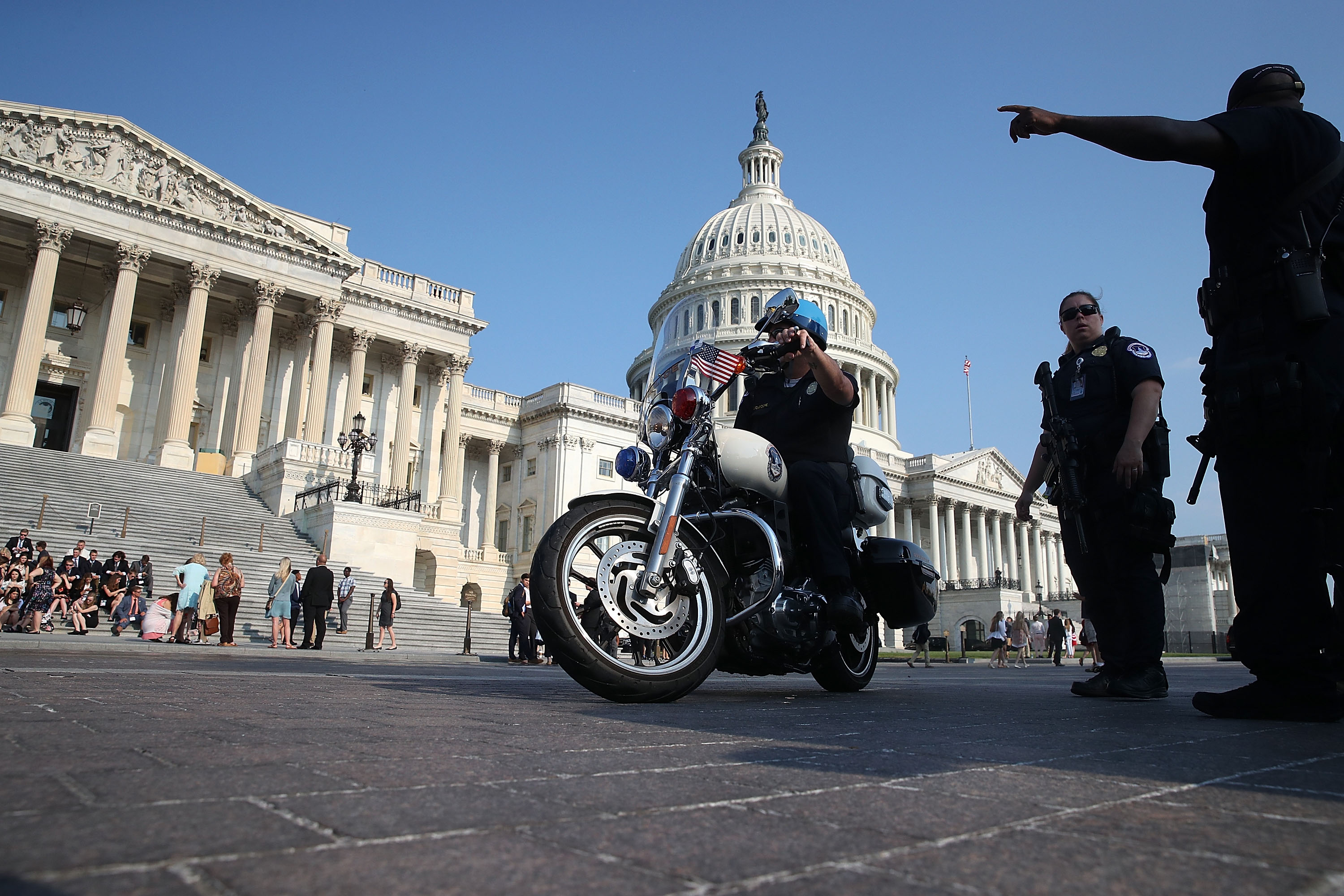 Security Increased On Capitol Hill And Around D.C. After Shooting At Congressional Baseball Practice