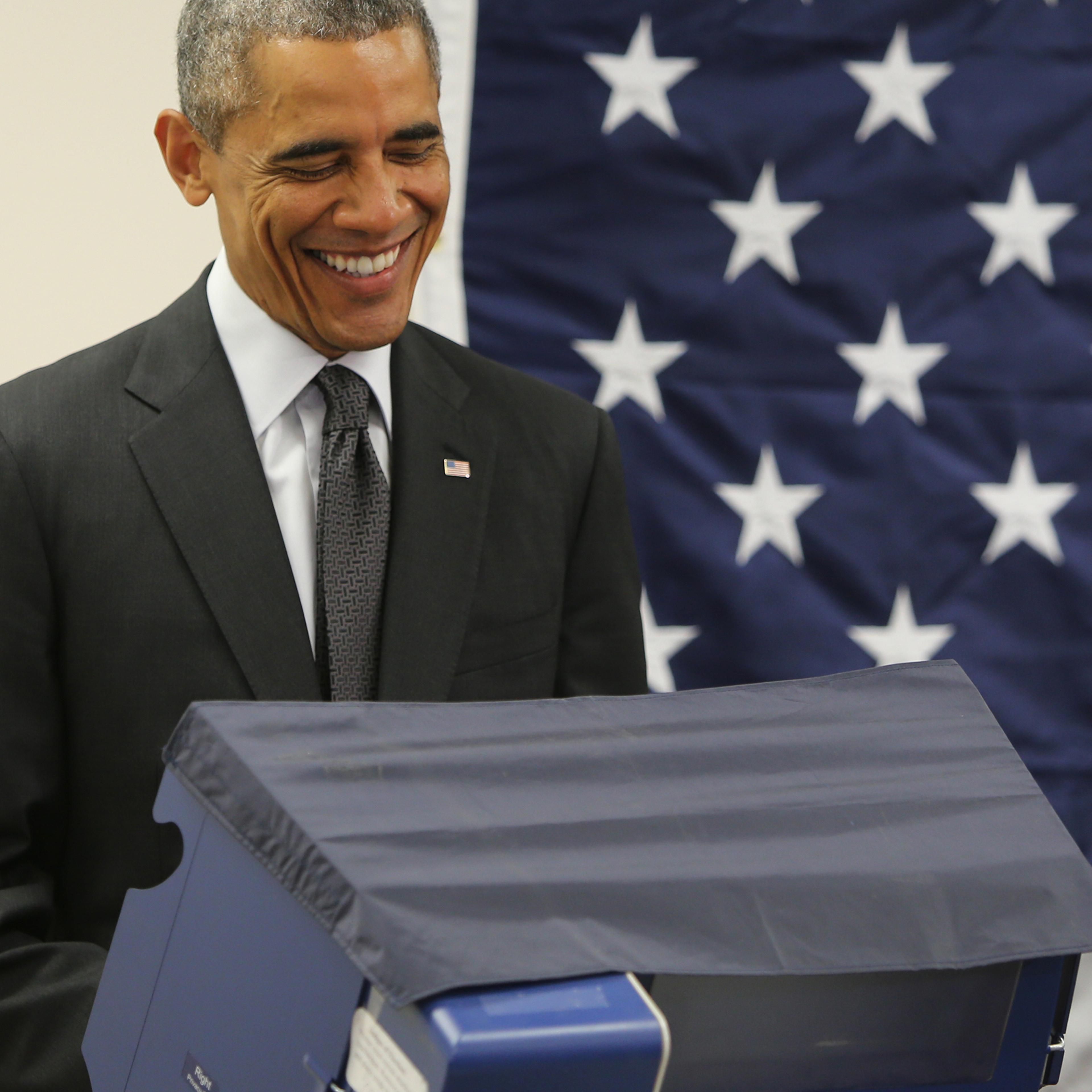 Politicans cast early vote ballots