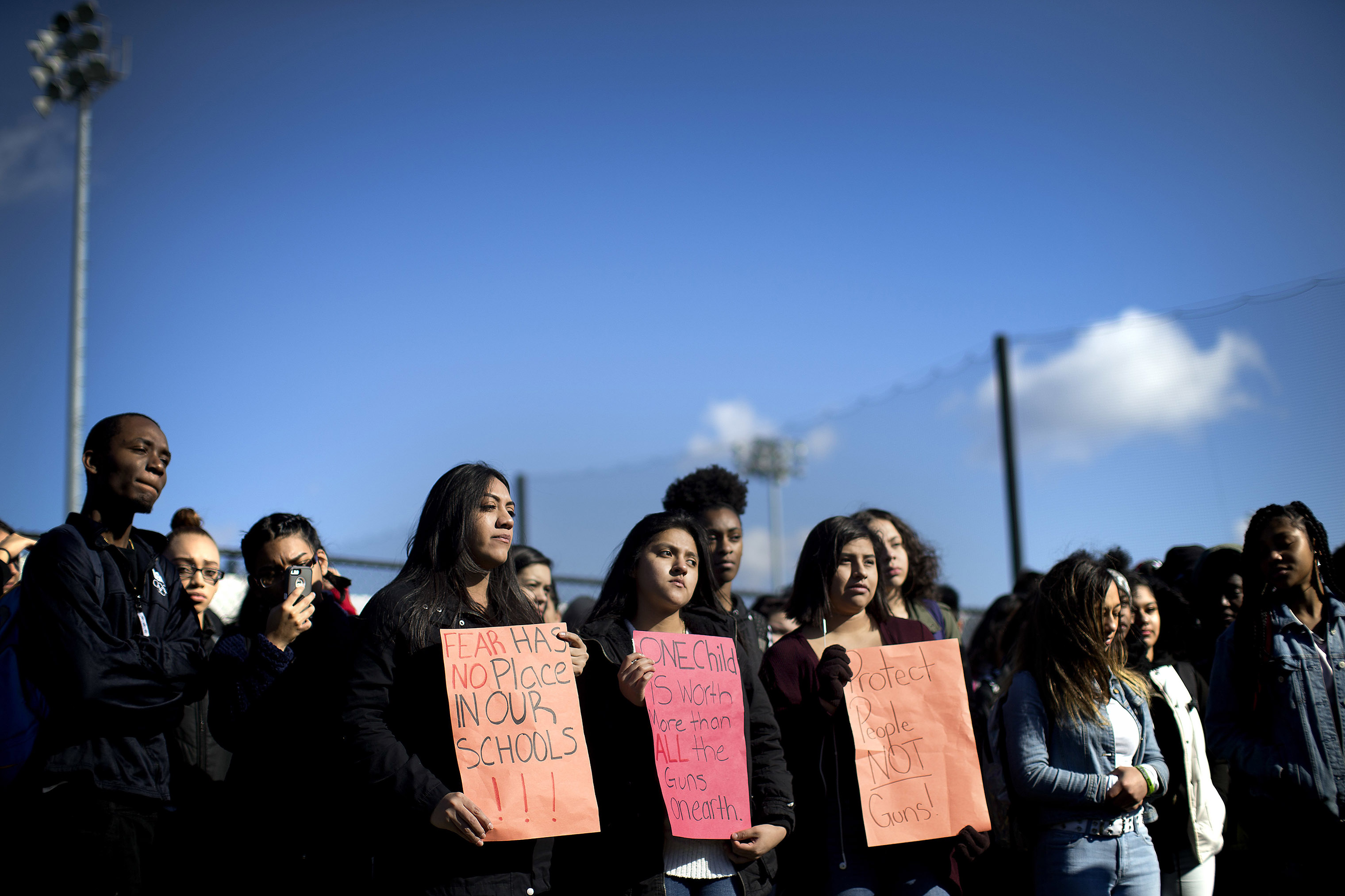 Student Walkouts Gun Violence NC