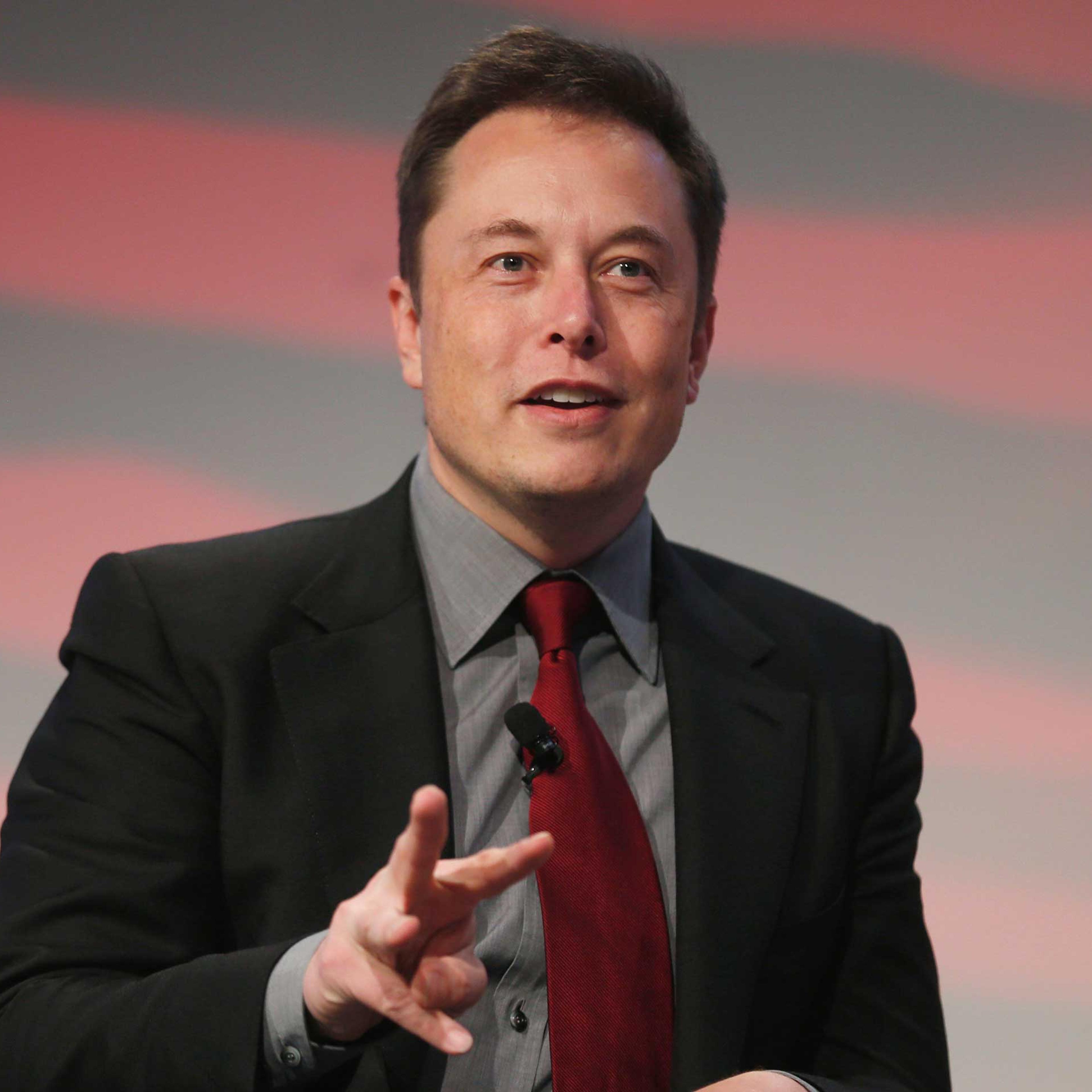 Tesla Motors CEO Elon Musk talks at the Automotive World News Congress at the Renaissance Center in Detroit