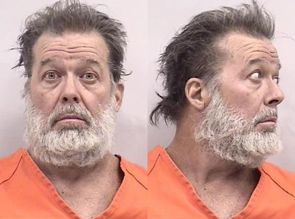 COLORADO SPRINGS, CO - UNDATED: (EDITORS NOTE: Best quality available) In this handout provided by the Colorado Springs Police Department, suspect Robert L. Dear poses for a mugshot photo after he was was arrested following a deadly attack and standoff a