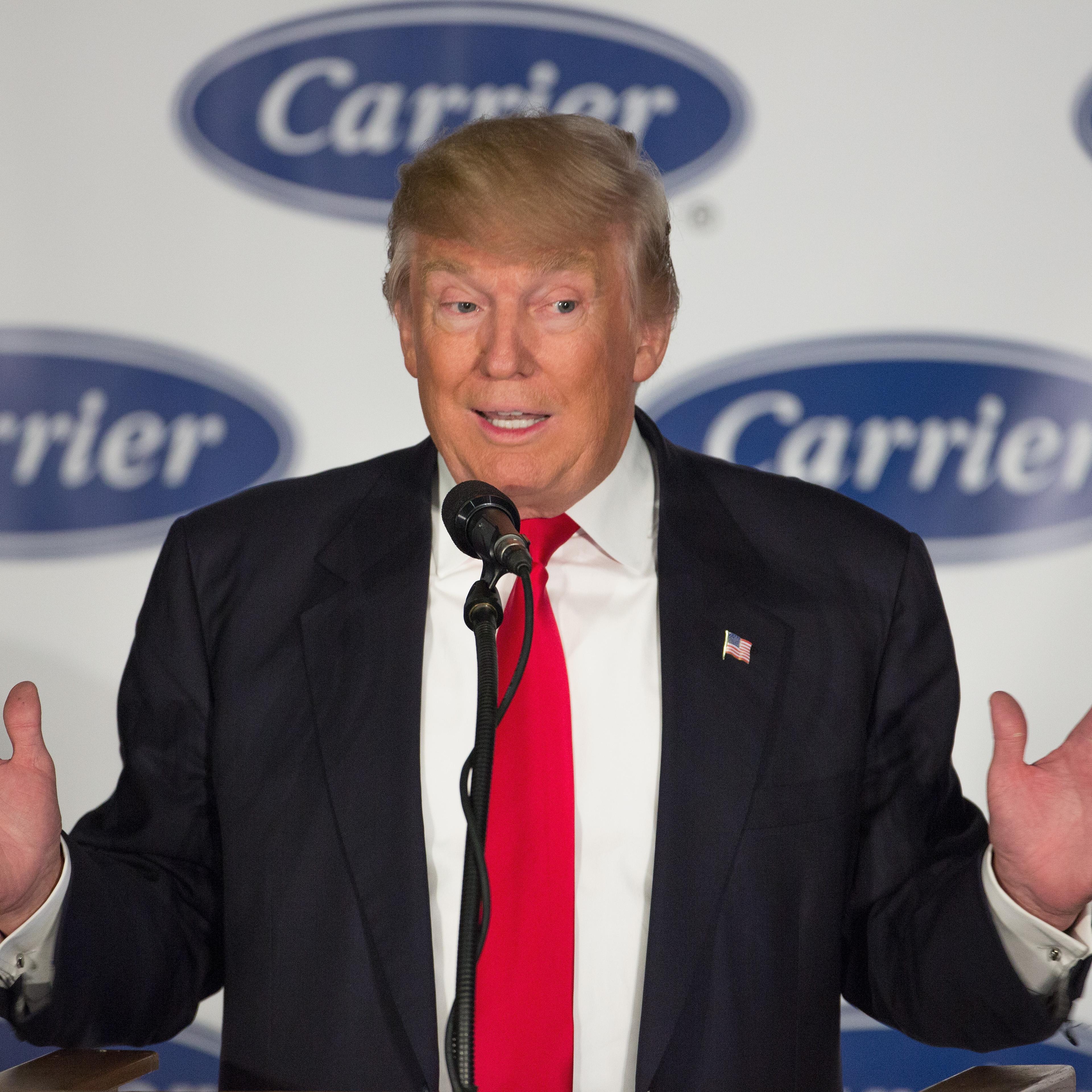 Trump Visits Air Conditioning Manufacturer Carrier After Deal To Keep 1000 Jobs
