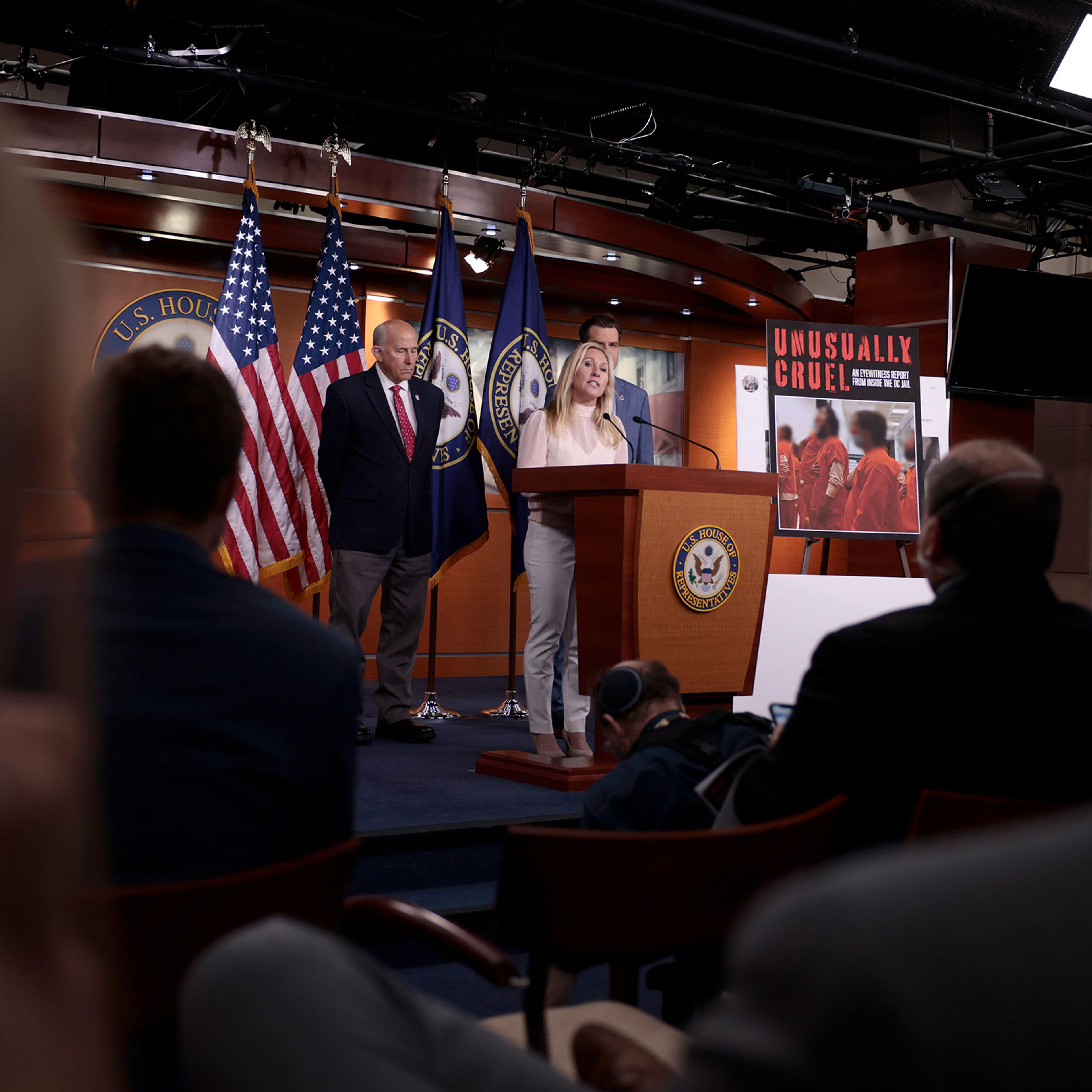 House Republicans Hold Press Conference On Treatment Of January 6 Defendants