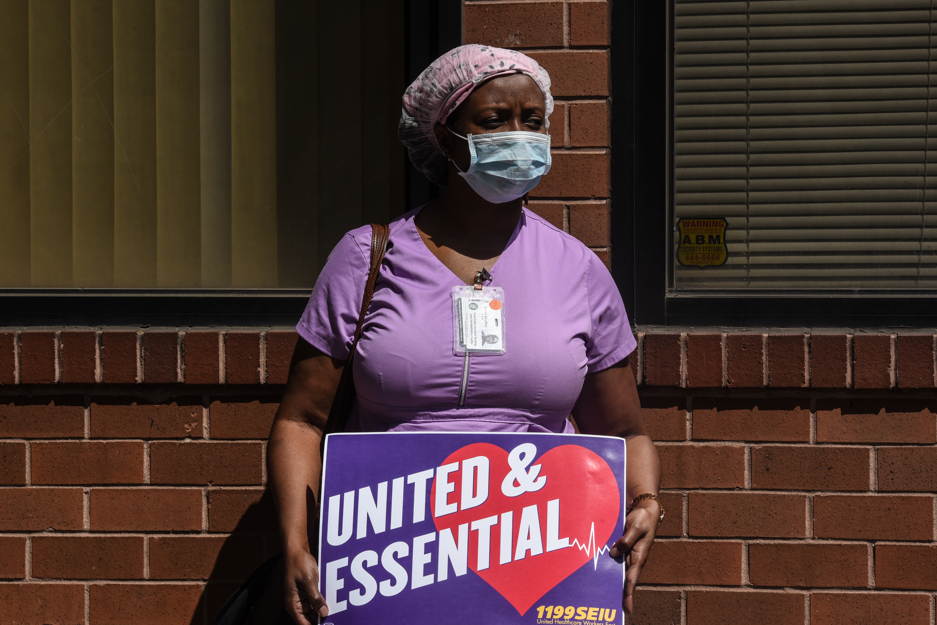 Nursing Home Workers Hold Silent Vigils Across New York State During Pandemic