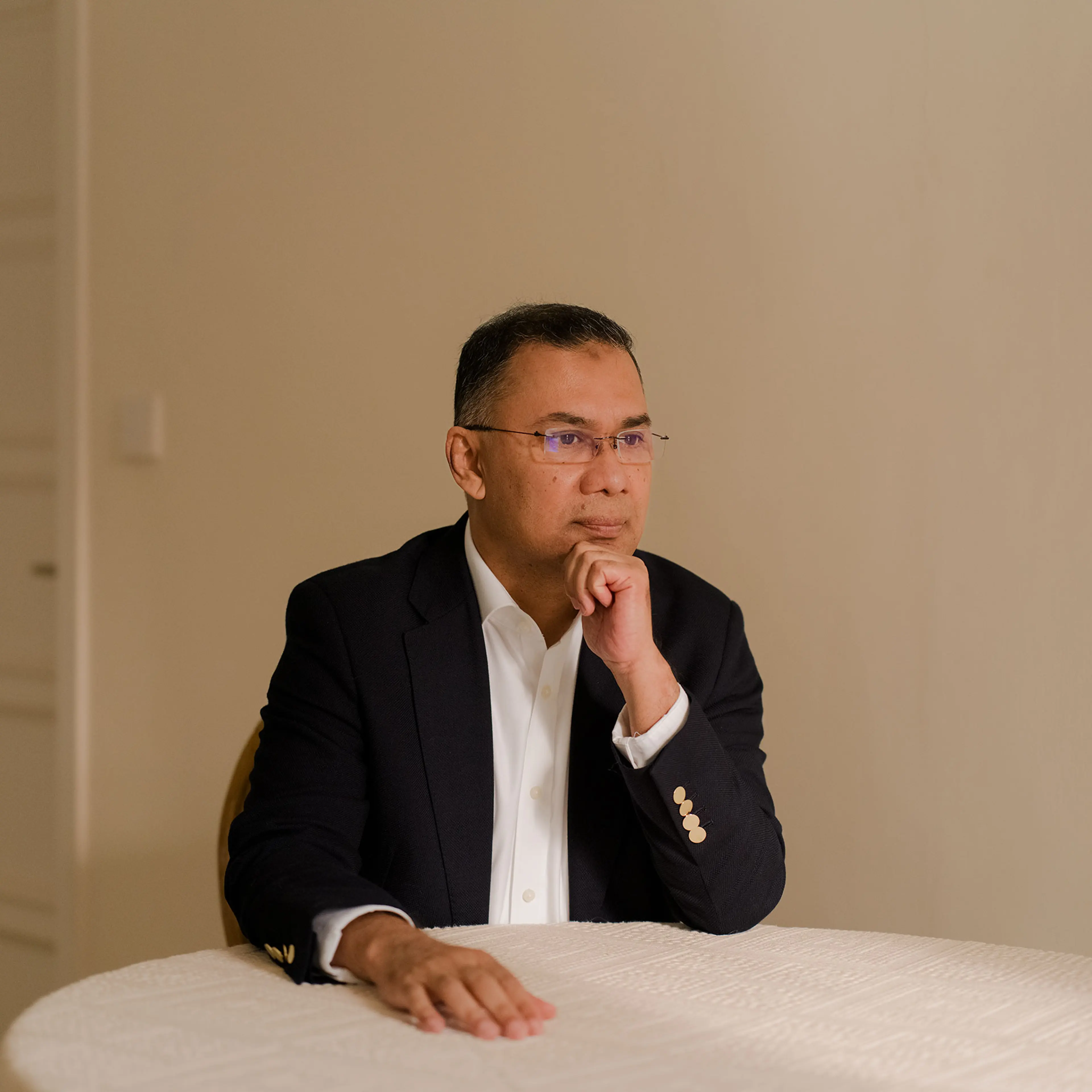 Tarique Rahman poses for a portrait in Dhaka, Bangladesh, on Jan. 12