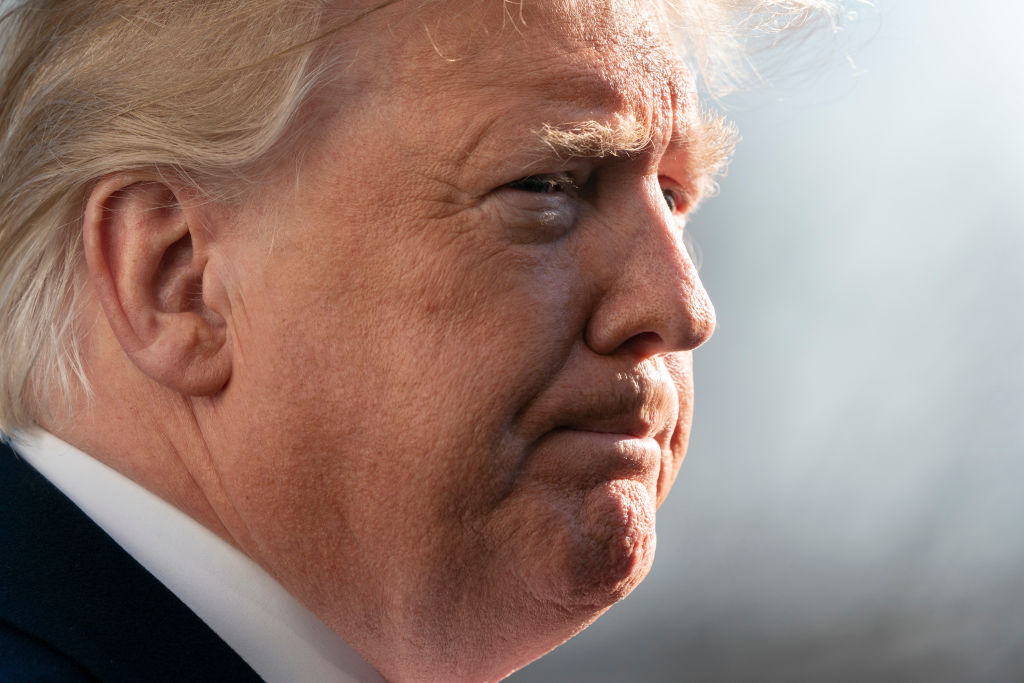 President Trump Returns To The White House After Day Trip To Camp David