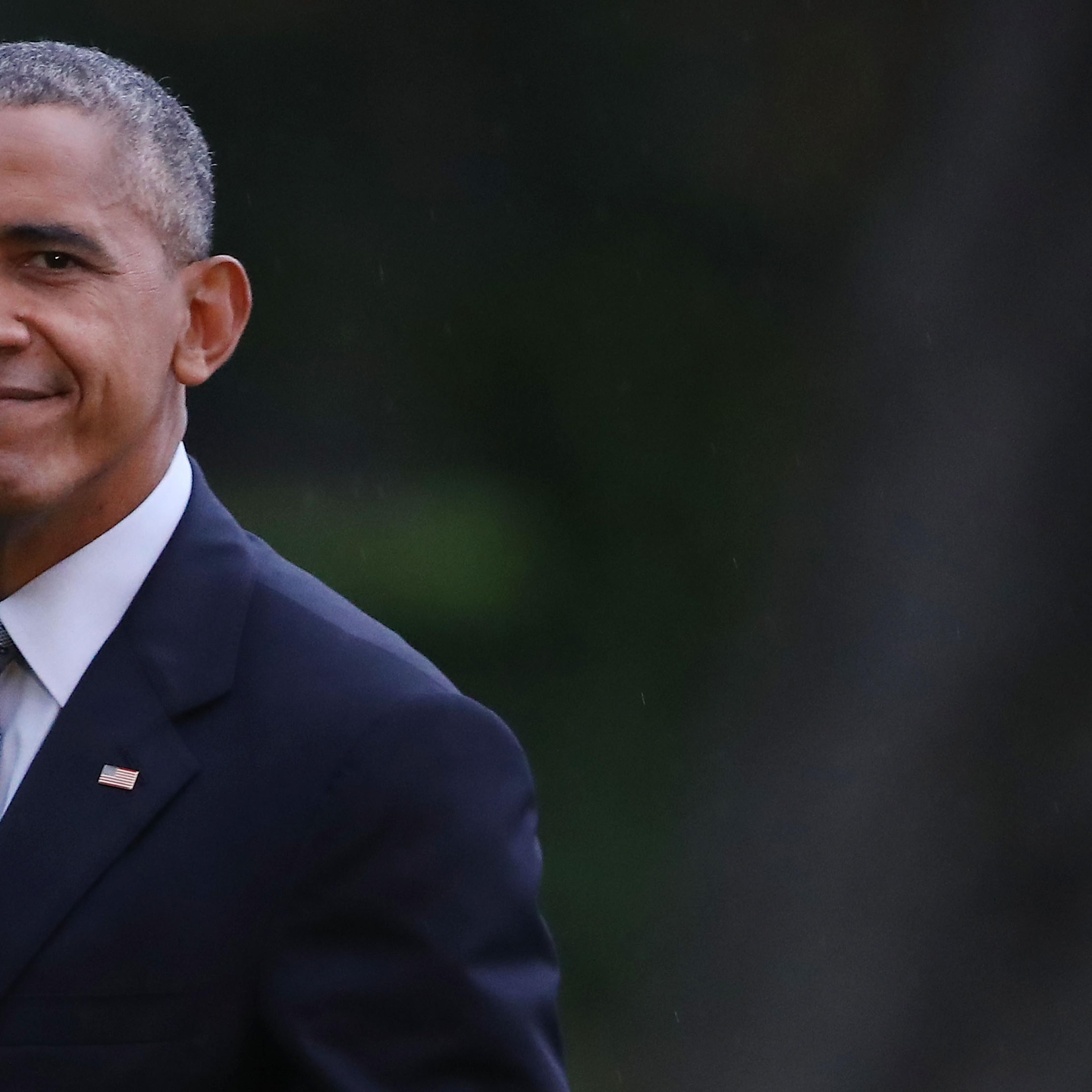President Obama Arrives Back To The White House After Trip To Richmond, Virginia