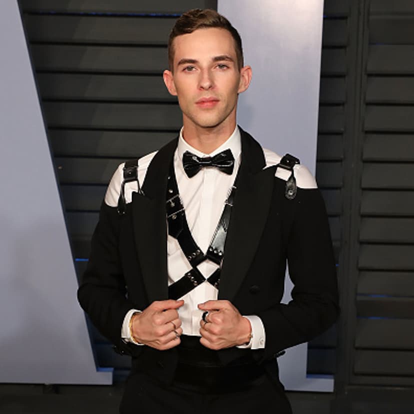 Adam Rippon at the 2018 Vanity Fair Oscar Party