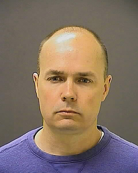 Lt. Brian Rice poses for a mug shot in Baltimore, Maryland, on May 1, 2015.