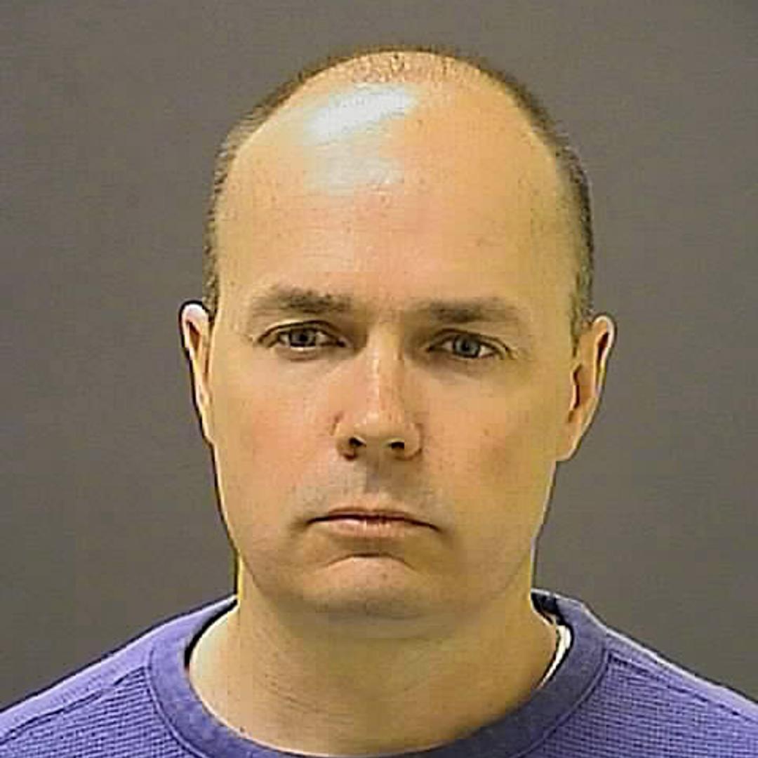 Lt. Brian Rice poses for a mug shot in Baltimore, Maryland, on May 1, 2015.