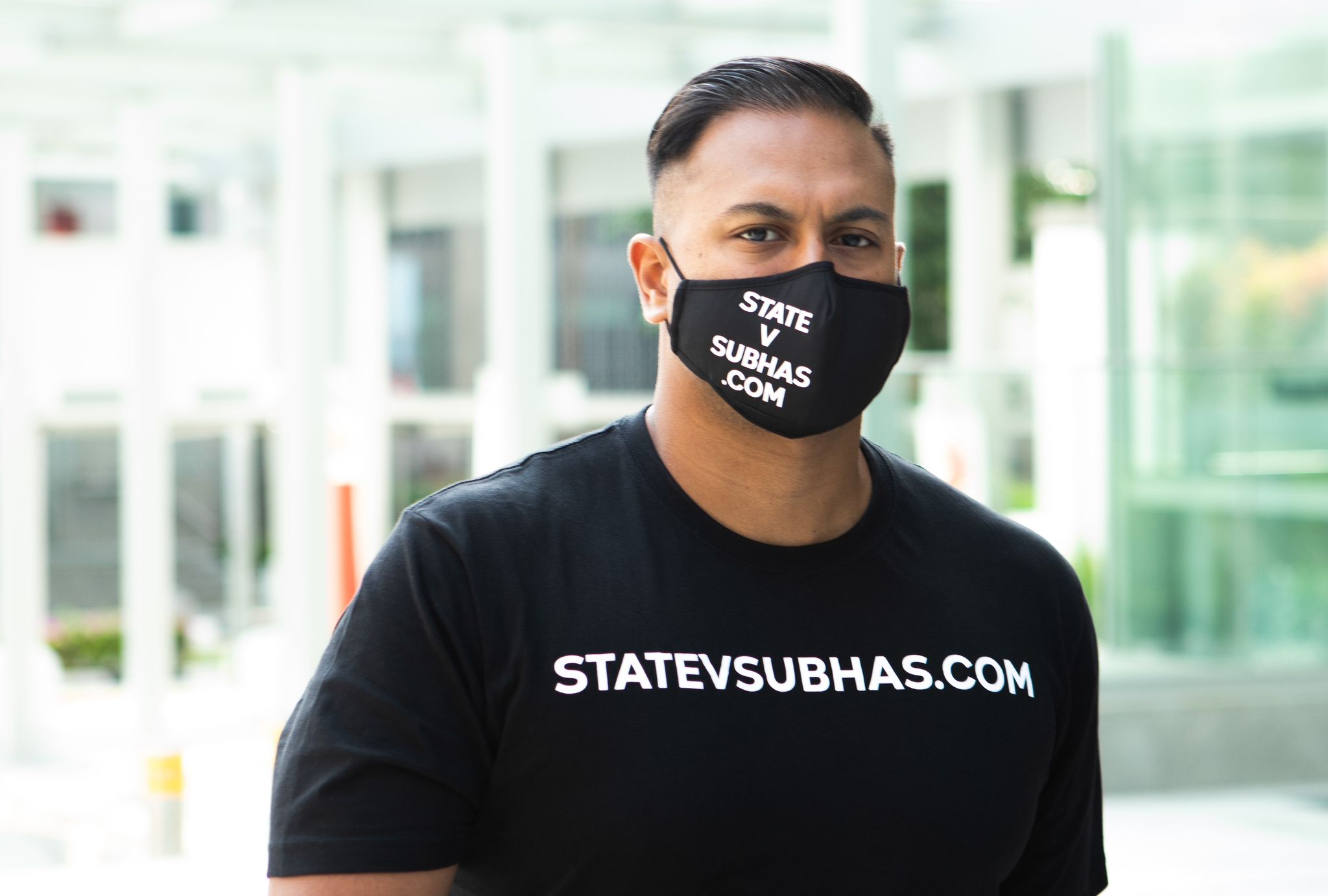 Subhas Nair attending court